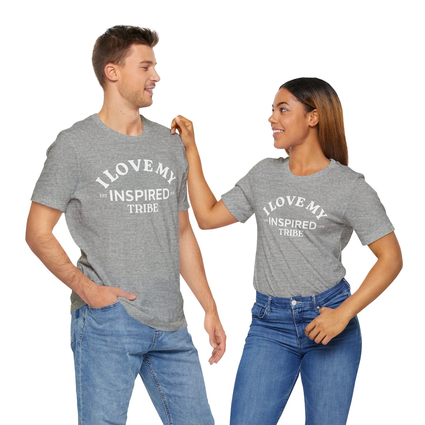 I LOVE MY INSPIRED TRIBE UNISEX HWWF Jersey Short Sleeve Tee