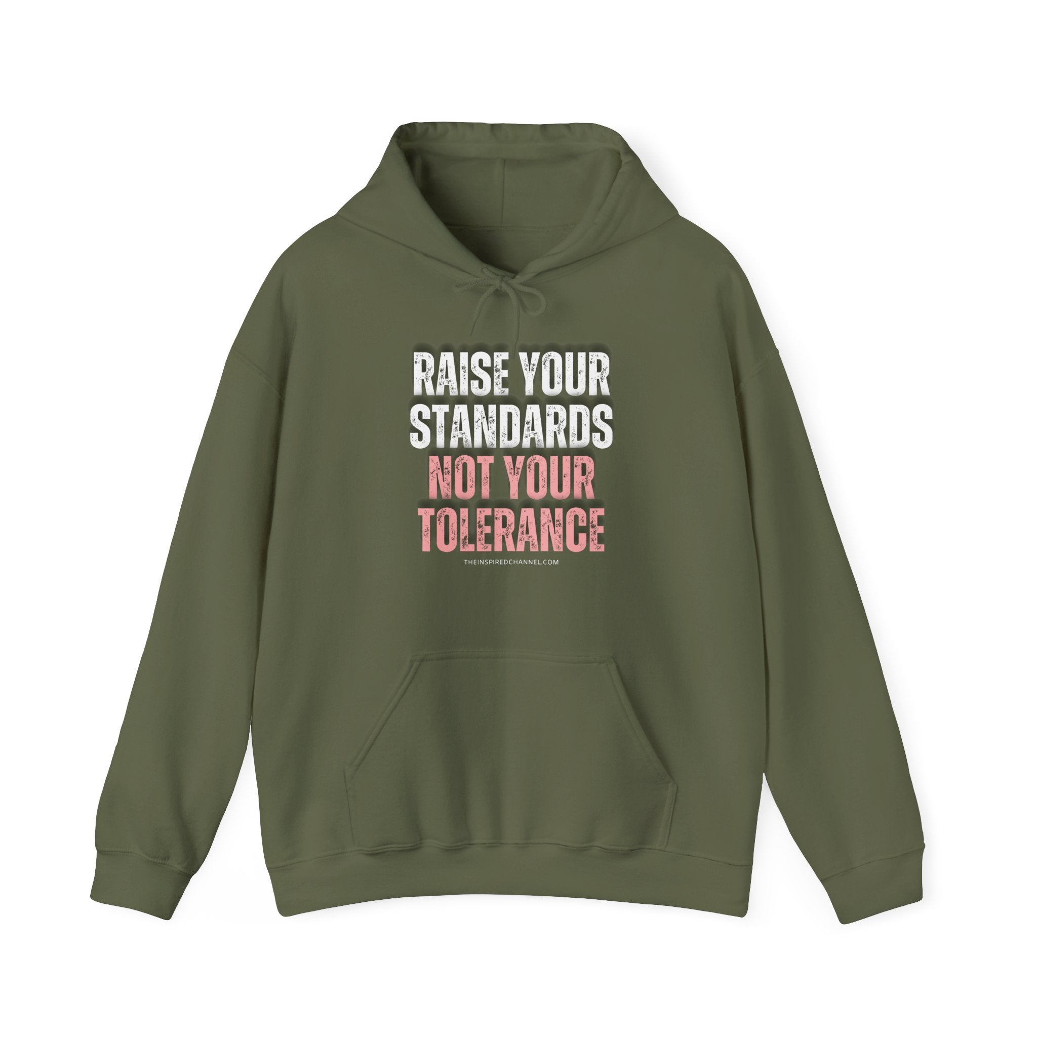 INSPIRED RAISE YOUR STANDARDS Unisex Heavy Blend™ Hooded Sweatshirt