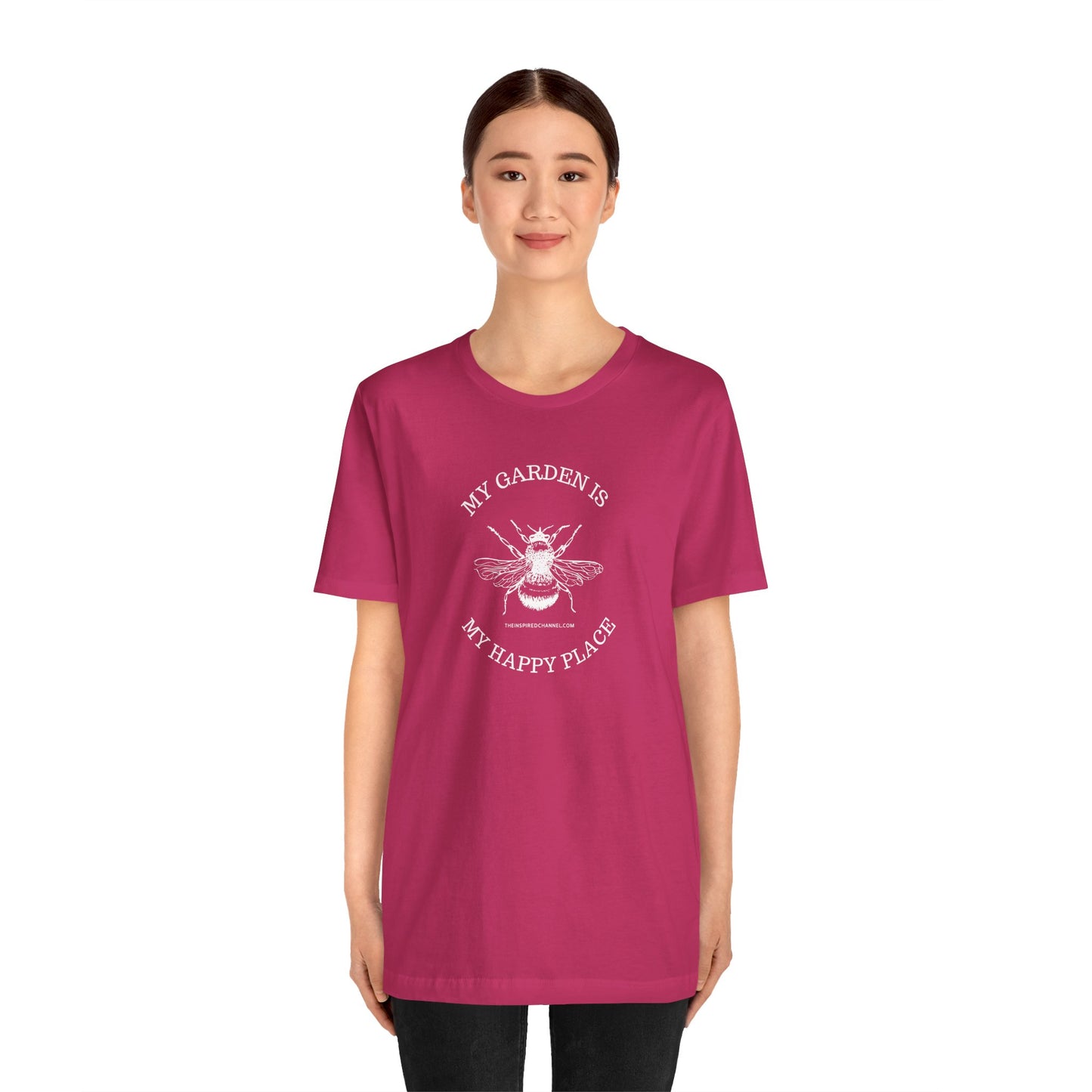 INSPIRED GARDEN Unisex Jersey Short Sleeve Tee