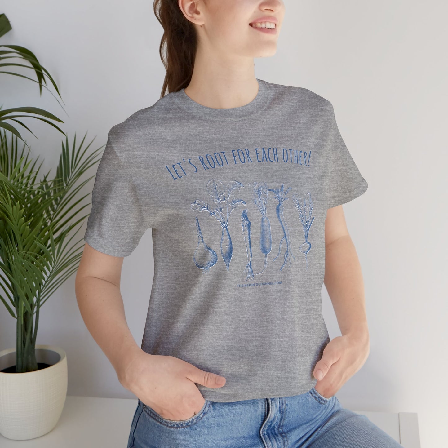 INSPIRED GARDEN L Unisex Jersey Short Sleeve Tee