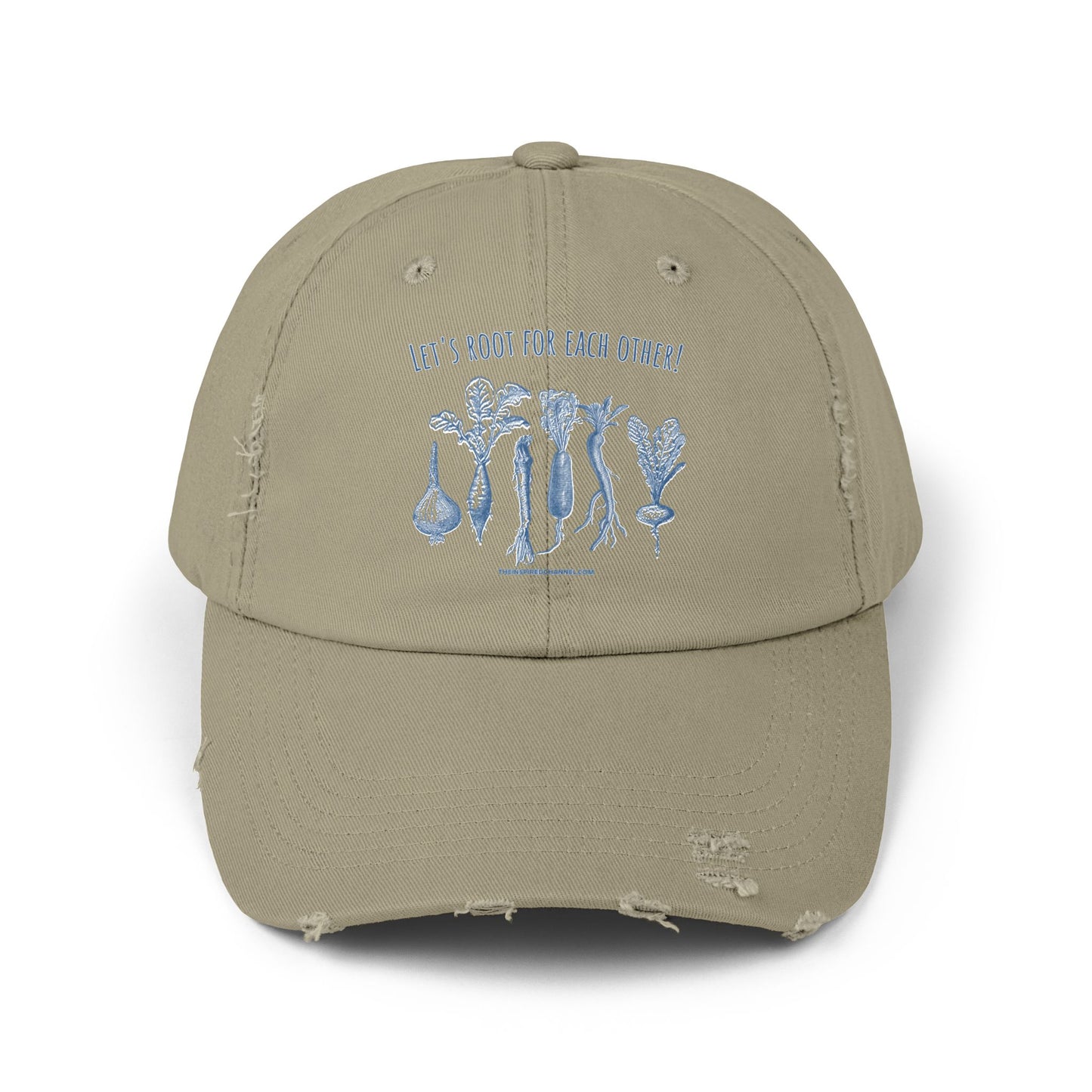 INSPIRED GARDEN L Unisex Distressed Cap - Inspired Fashion Accessory