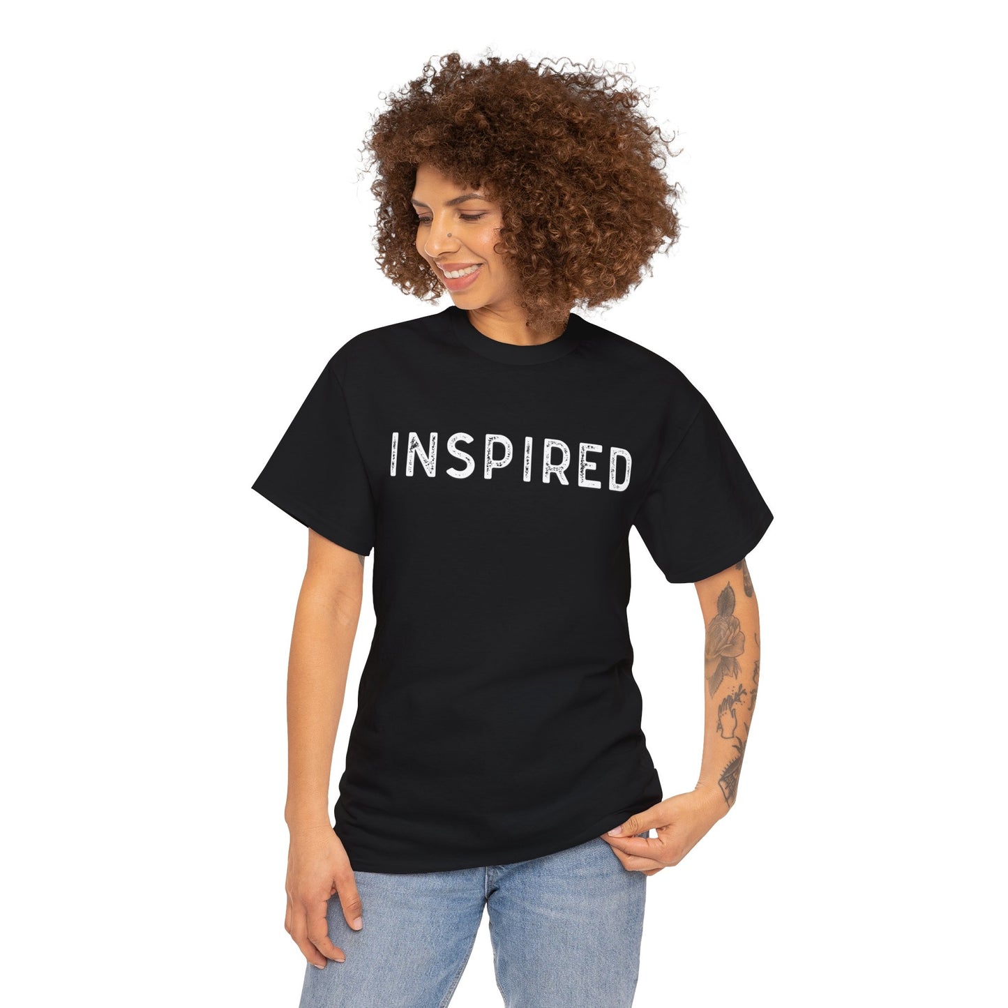 INSPIRED W L Unisex Heavy Cotton Tee