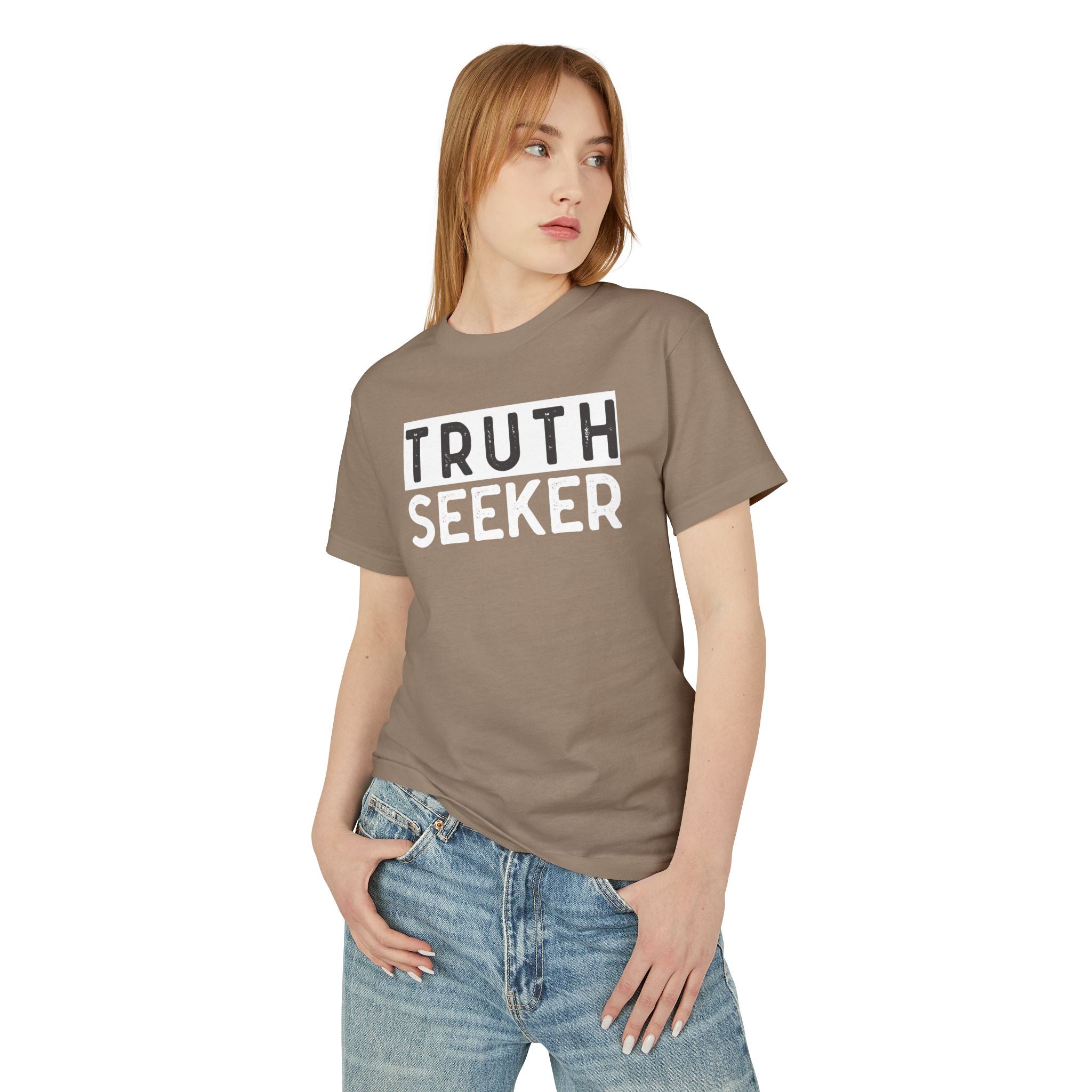 INSPIRED TRUTH SEEKER Garment-Dyed Heavyweight UNISEX Cotton Tee