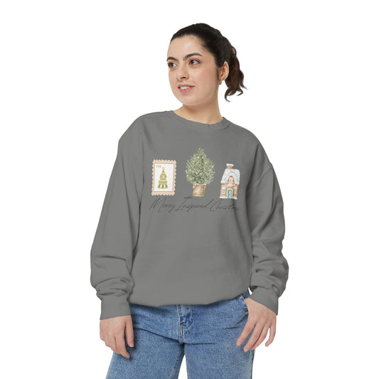 INSPIRED SPECIAL CHRISTMAS EDITION PC UNISEX Garment-Dyed Sweatshirt
