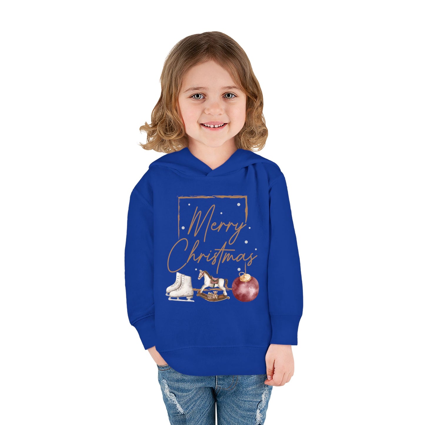 INSPIRED Toddler Hoodie - Merry Christmas