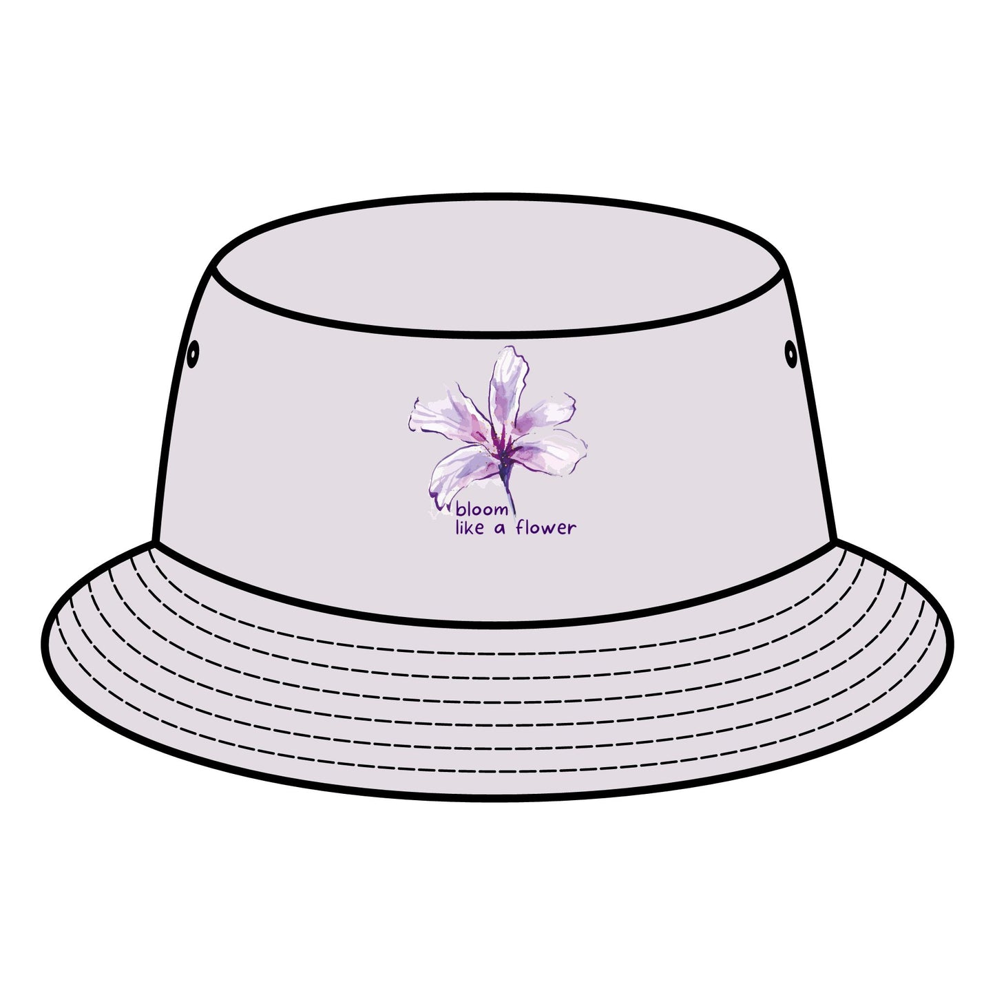 INSPIRED GARDEN Floral Bucket Hat - "Bloom Like a Flower"