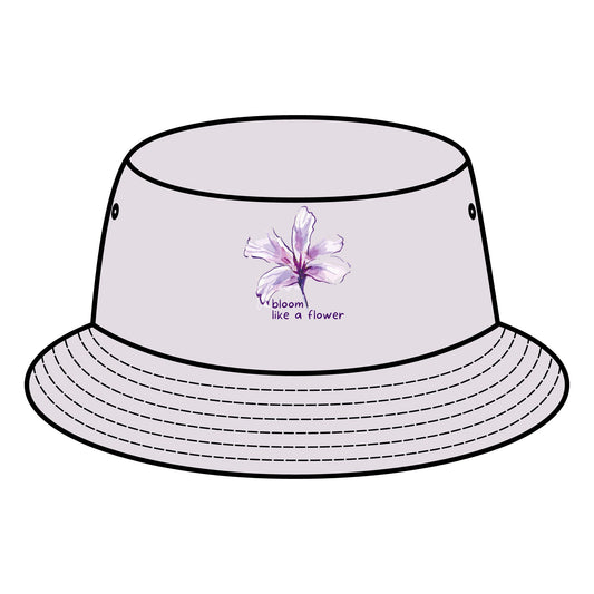 INSPIRED GARDEN Floral Bucket Hat - "Bloom Like a Flower"