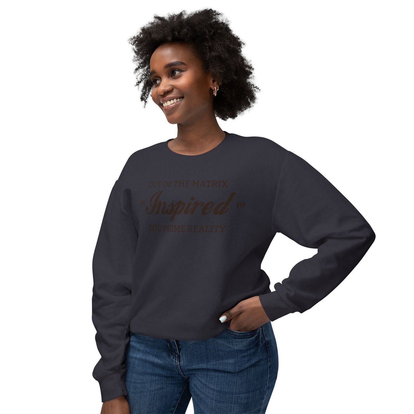 INSPIRED PRIME REALITY Unisex Lightweight Crewneck Sweatshirt