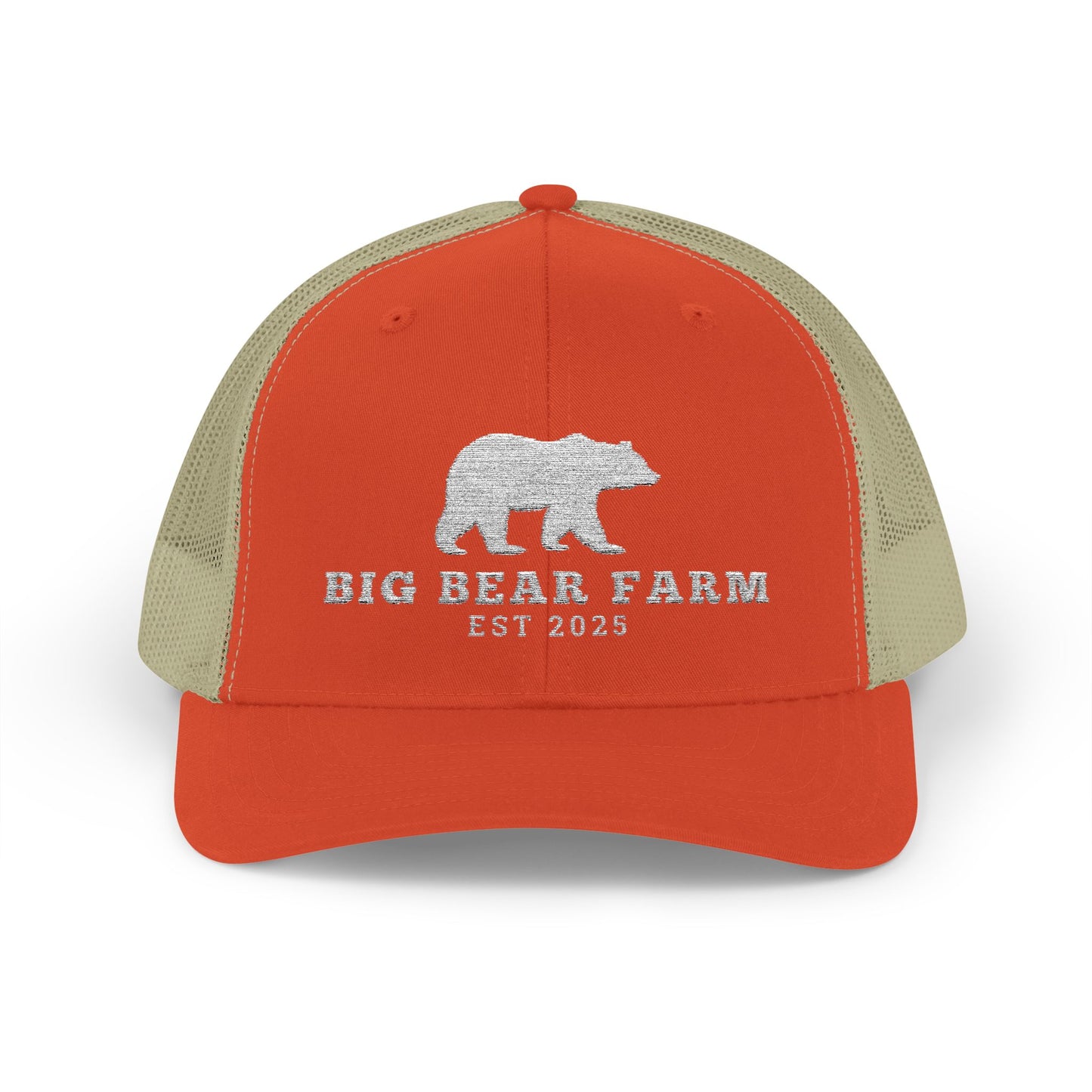 INSPIRED B B FARM W Trucker Cap  Embroidered Mesh Snapback