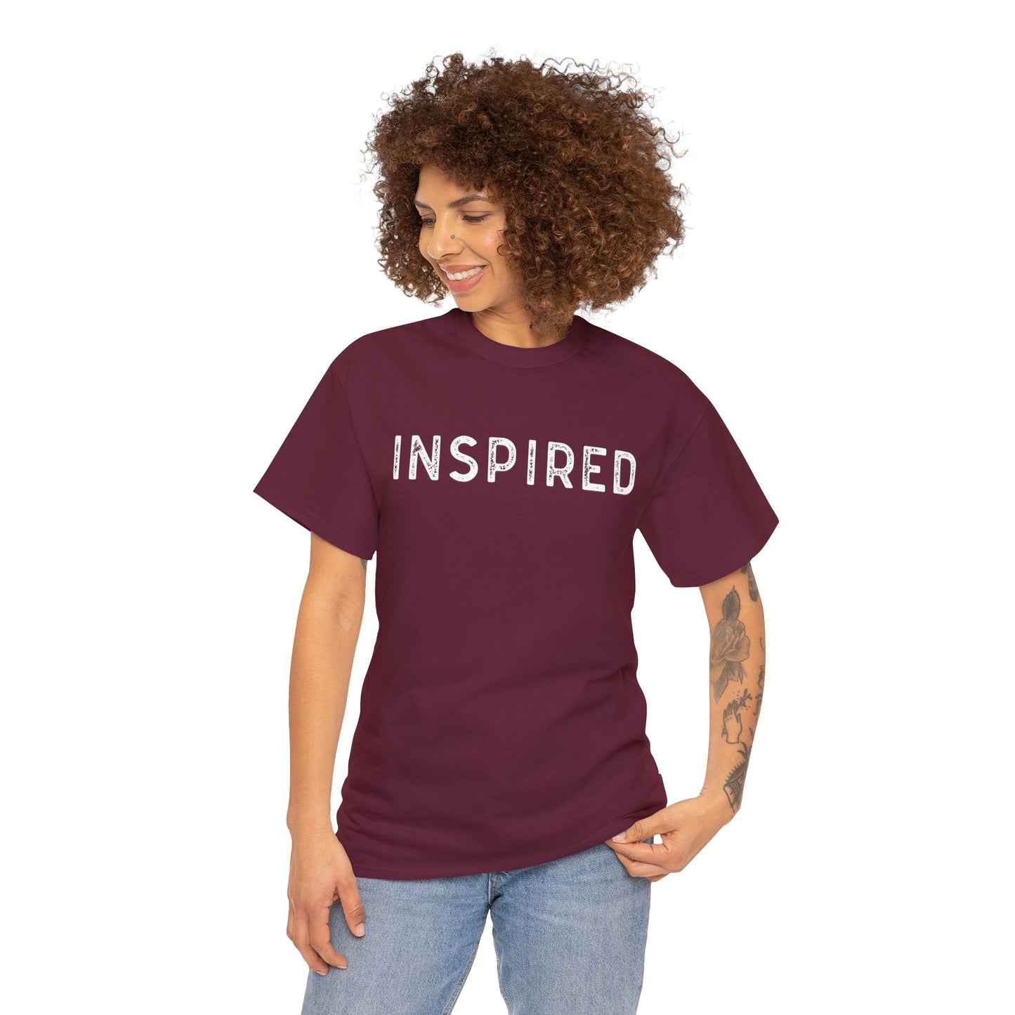 INSPIRED W L Unisex Heavy Cotton Tee