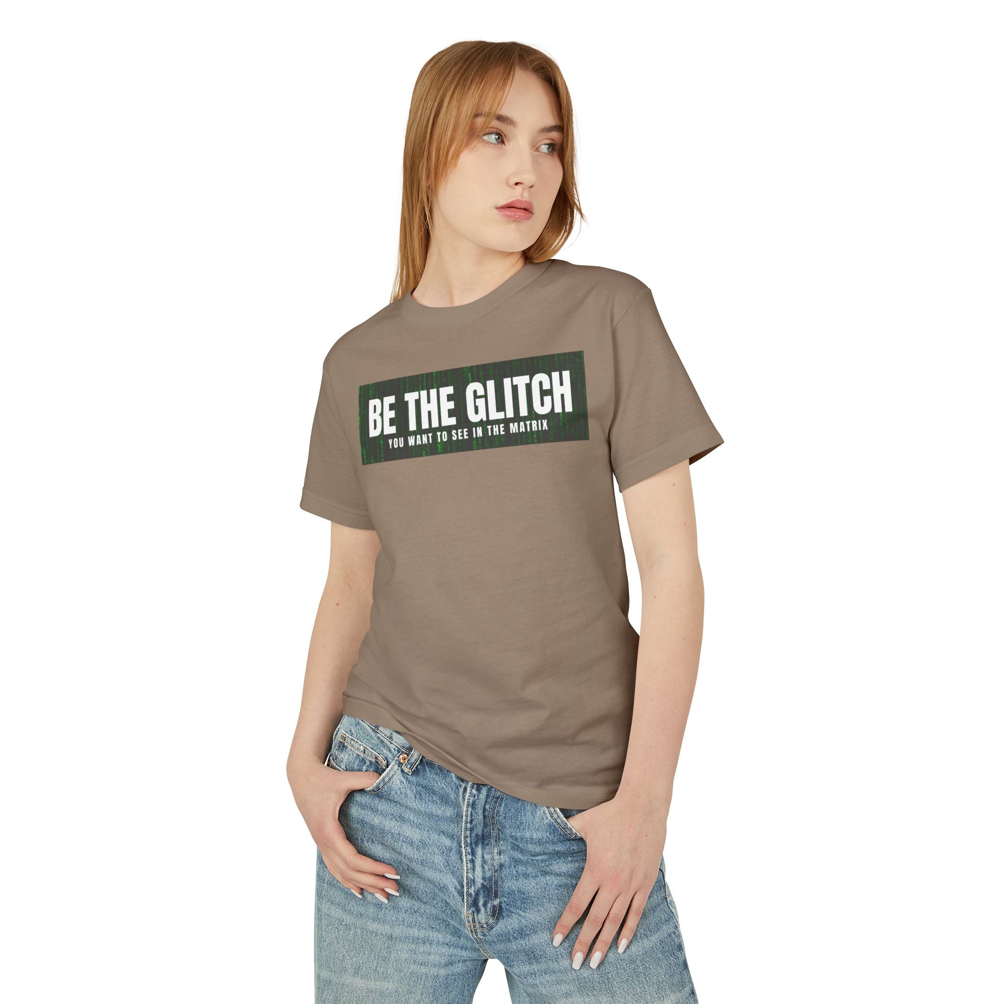 BE THE GLITCH UNISEX Garment-Dyed Heavyweight Cotton Tee