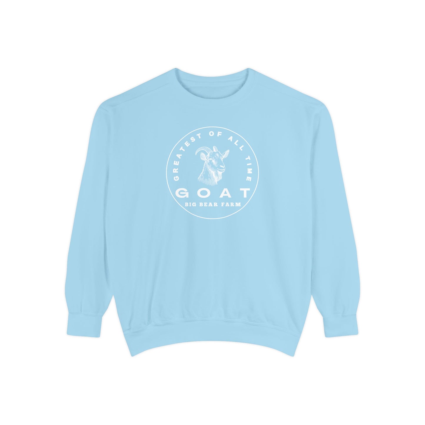 INSPIRED GOAT UNISEX Garment-Dyed Sweatshirt