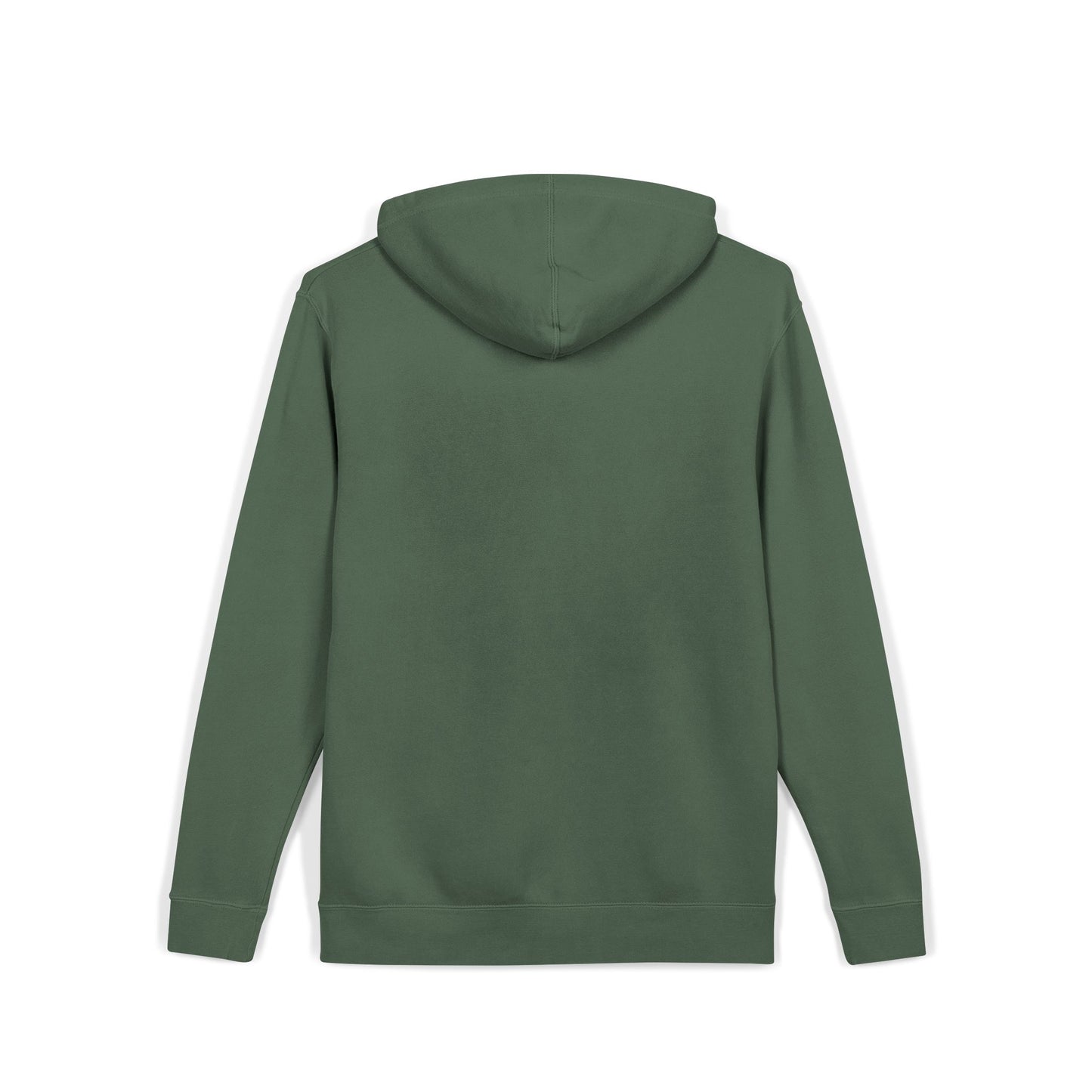 INSPIRED Bigbear Farm Hoodie — Distressed Logo Pigment-Dyed Pullover
