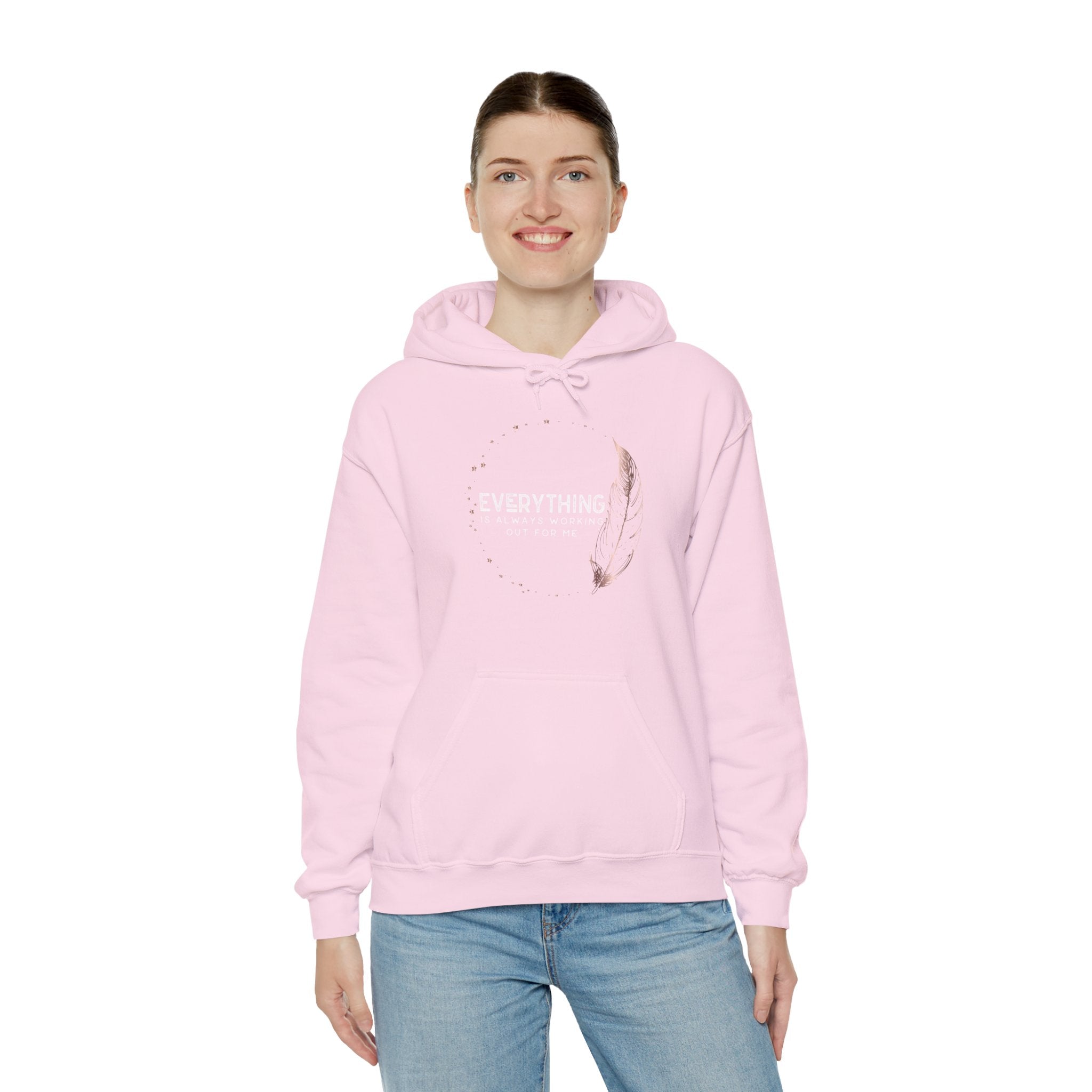 INSPIRED Everything is always... Heavy Blend Hooded Sweatshirt