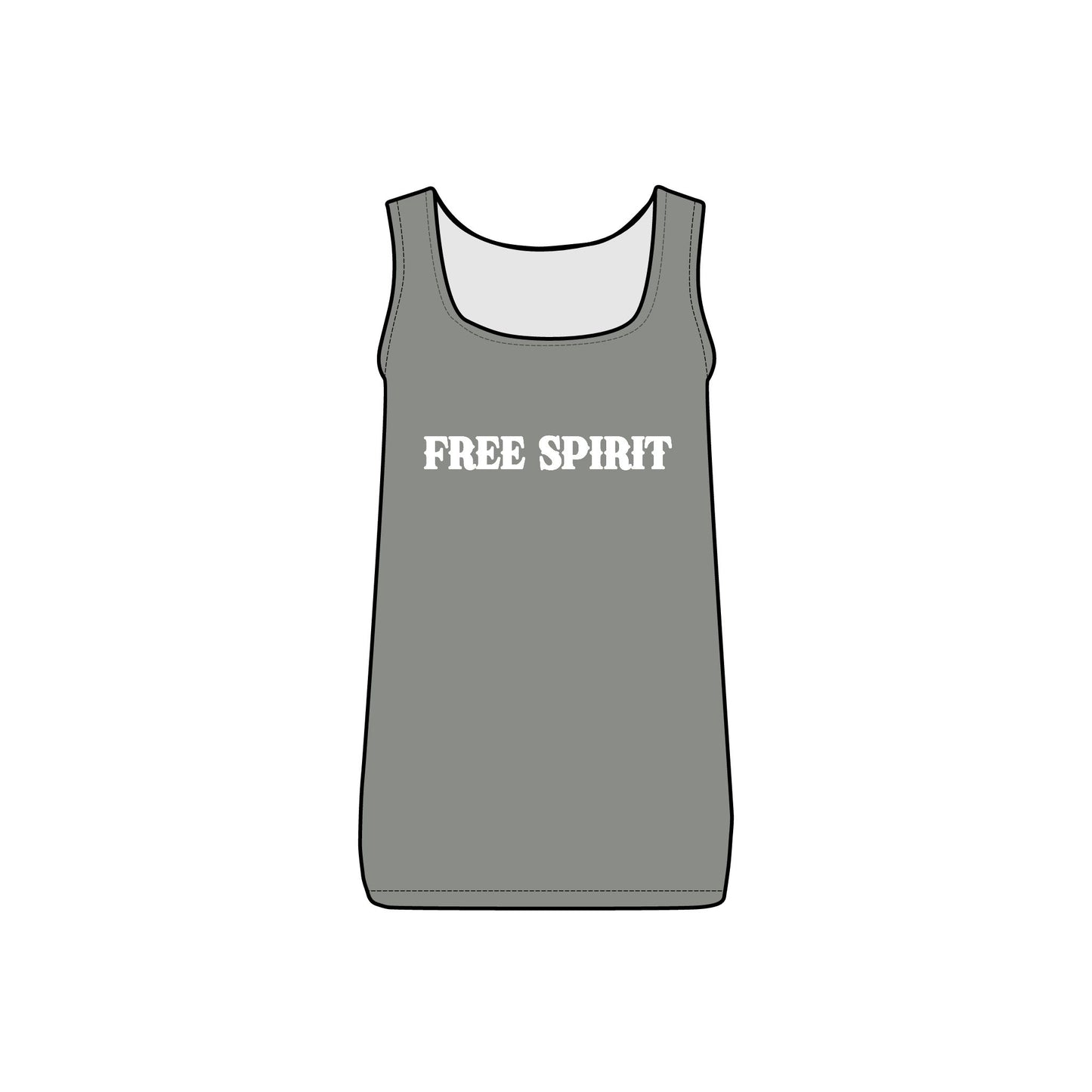 FREE SPIRIT Women's Micro Ribbed Tank