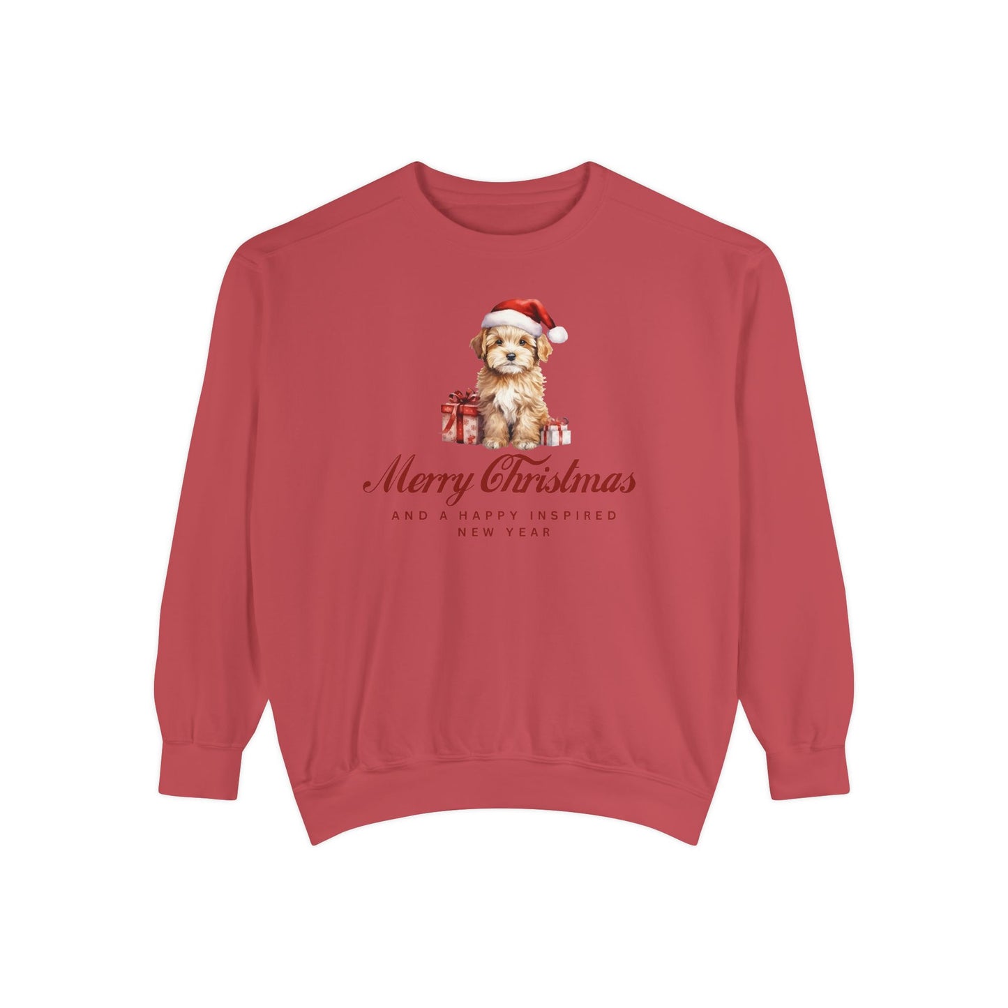 INSPIRED SPECIAL CHRISTMAS EDITION Dog UNISEX Garment-Dyed Sweatshirt