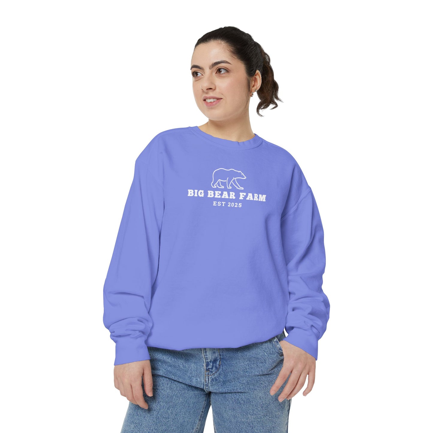 INSPIRED Big Bear Farm Unisex Dyed Sweatshirt