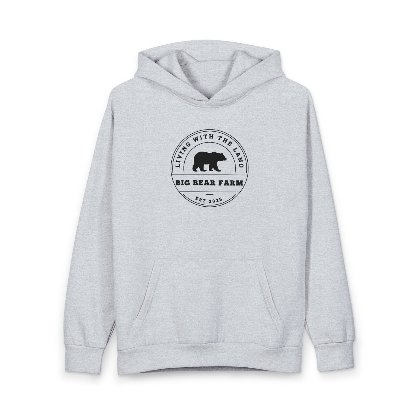 INSPIRED BIG Bear Farm Logo Hoodie
