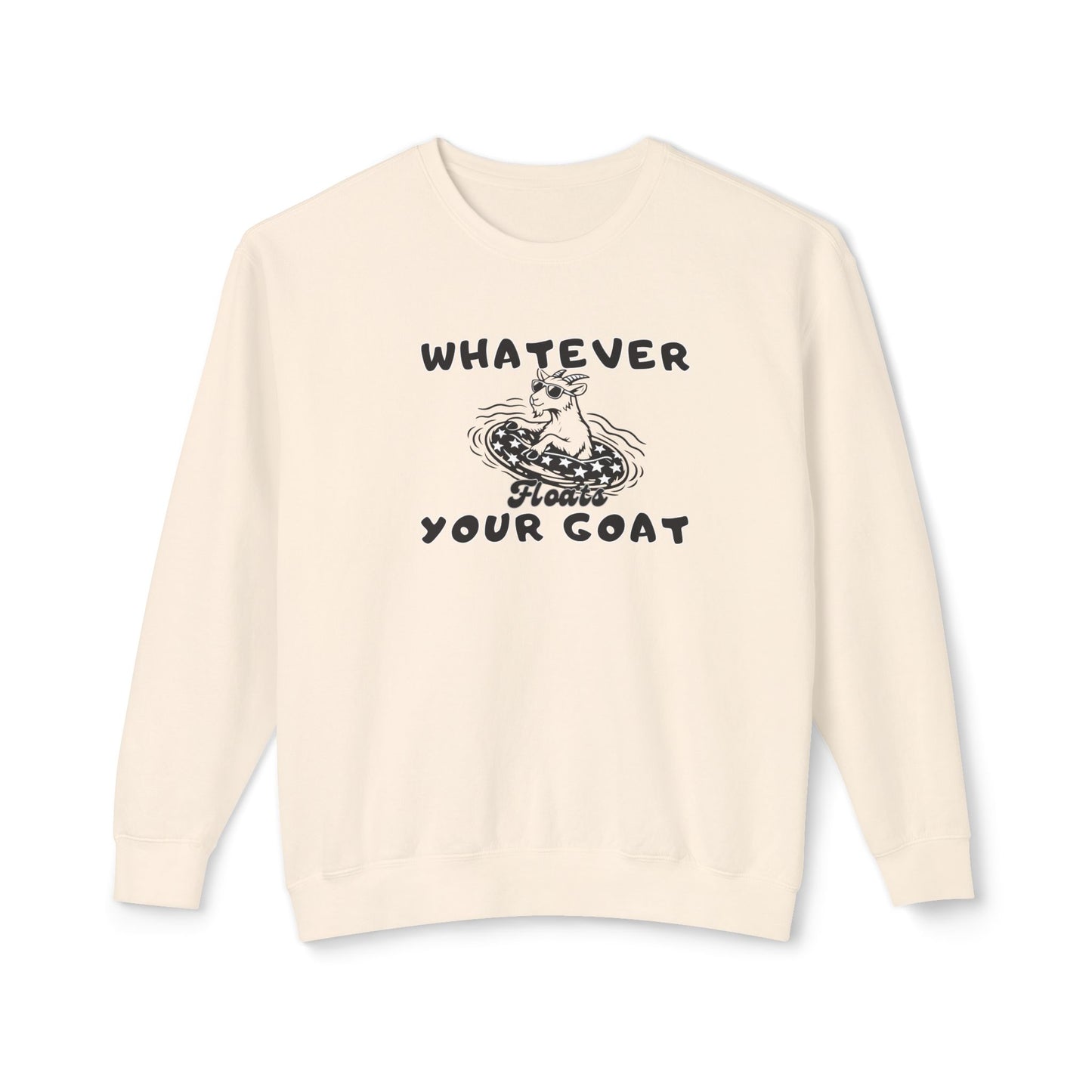 INSPIRED Goat Unisex Lightweight Crewneck Sweatshirt