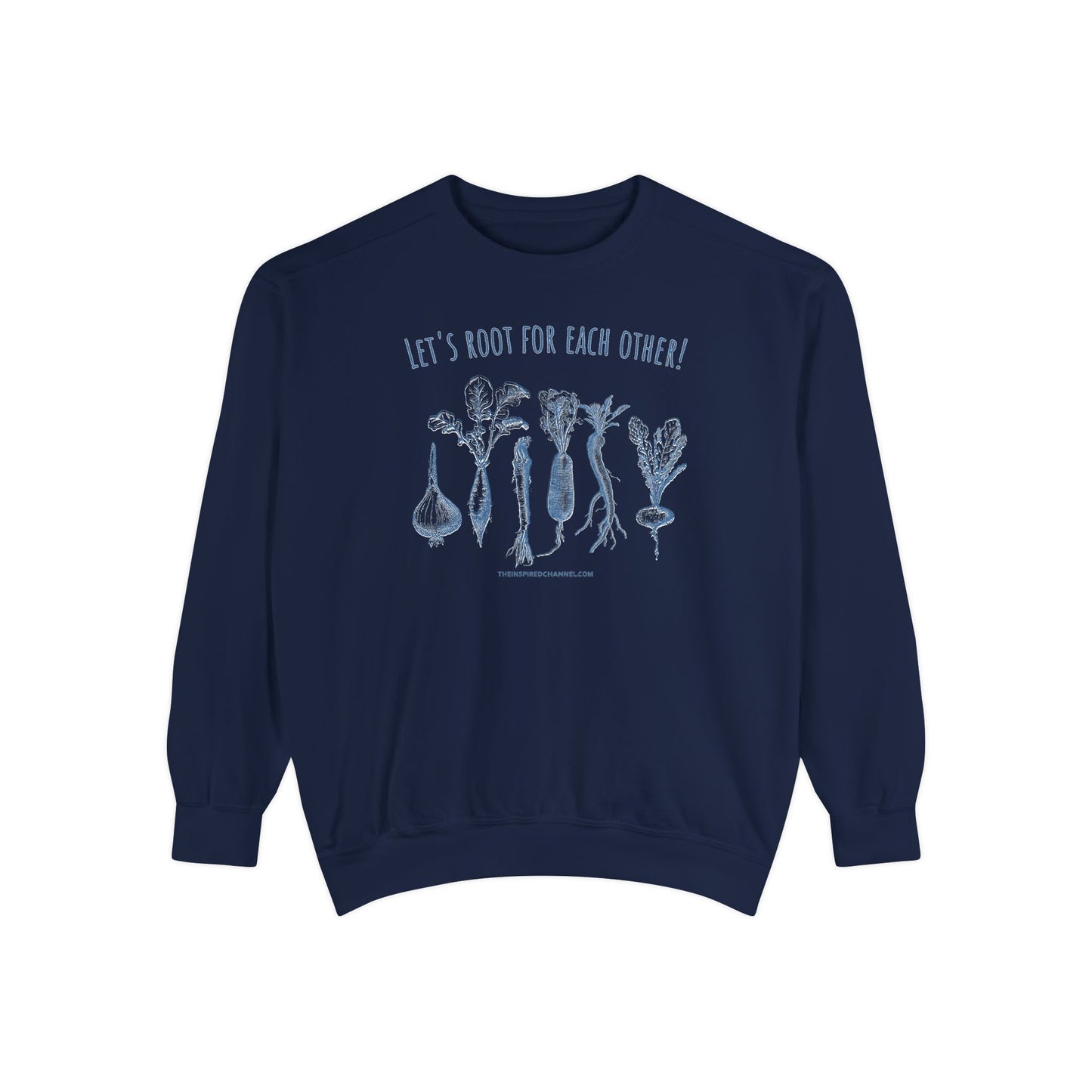 INSPIRED GARDEN L Unisex Dyed Sweatshirt