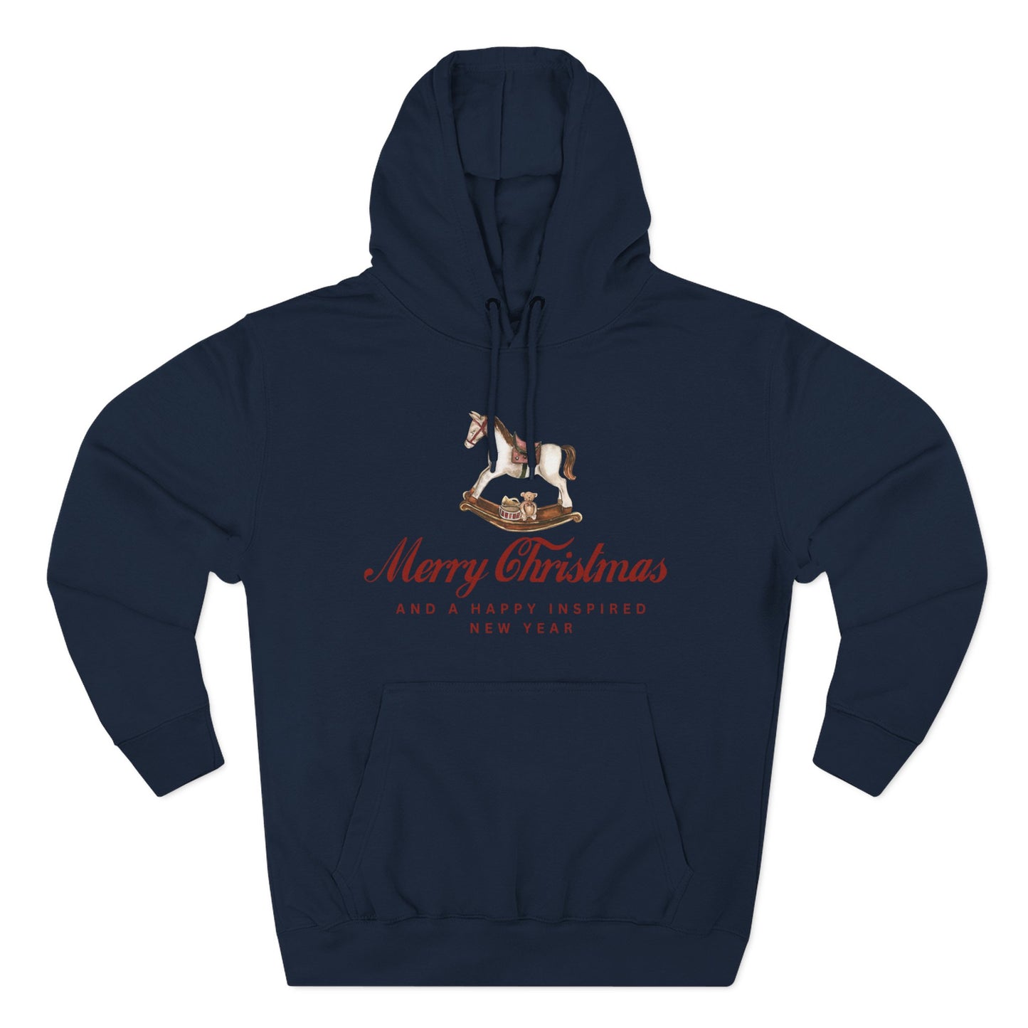 INSPIRED  SPECIAL CHRISTMAS Edition Horse Hoodie UNISEX