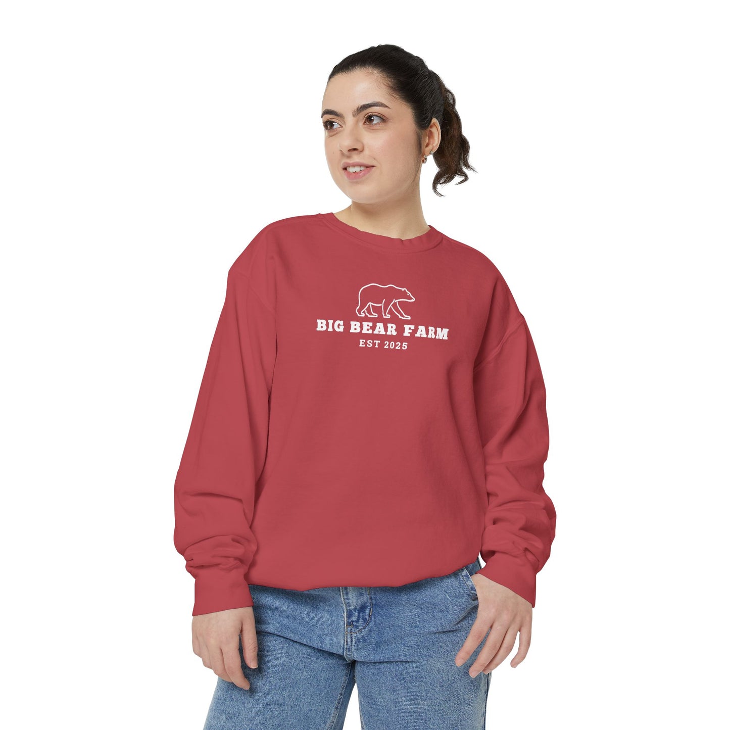 INSPIRED Big Bear Farm Unisex Dyed Sweatshirt
