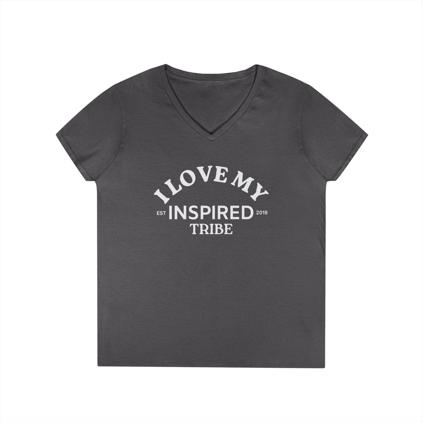 I LOVED MY INSPIRED TRIBE Ladies' V-Neck T-Shirt