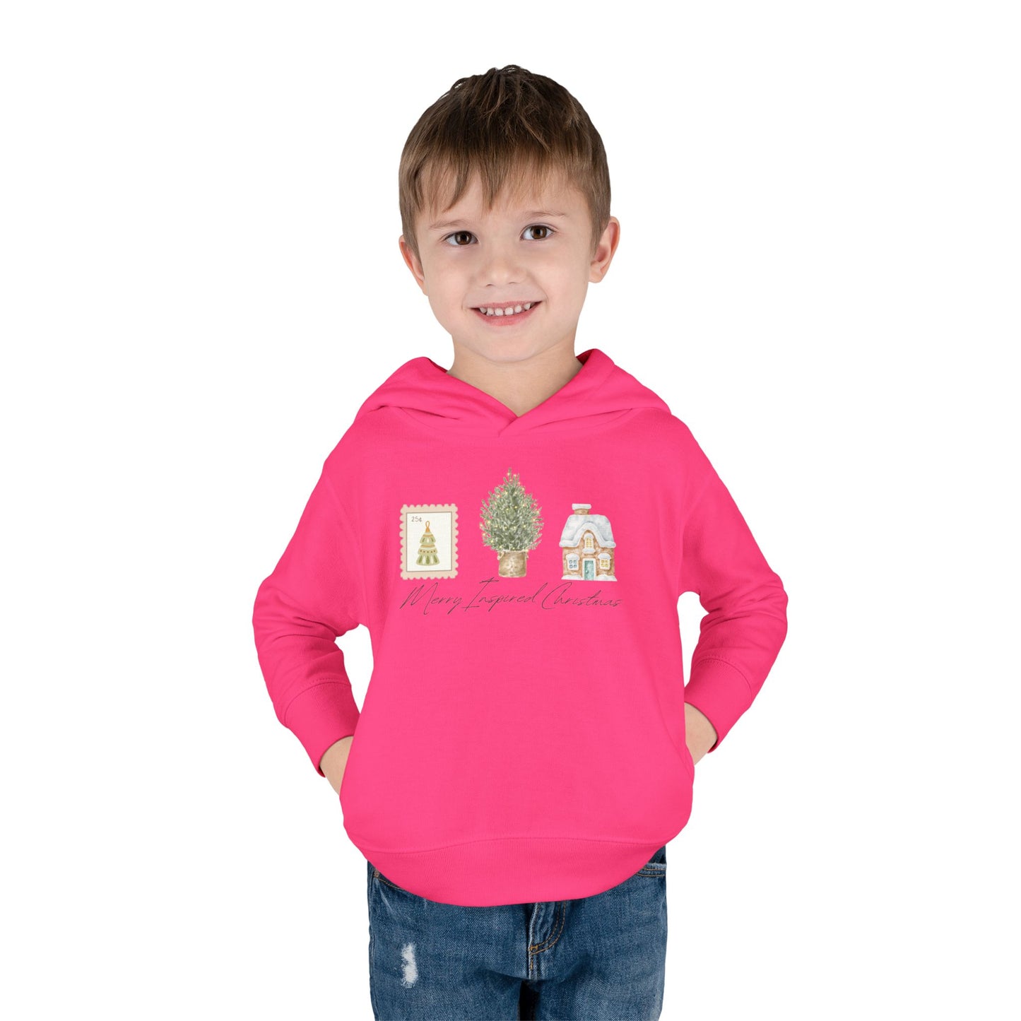 INSPIRED Toddler Hoodie - Merry Christmas PC