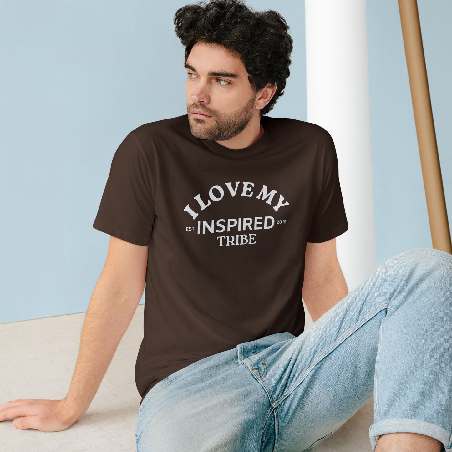 I LOVE MY INSPIRED TRIBE Organic UNISEX Staple T-shirt