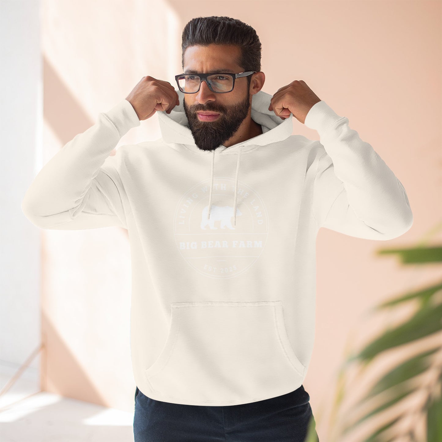 BIG BEAR FARM wm Fleece Hoodie UNISEX