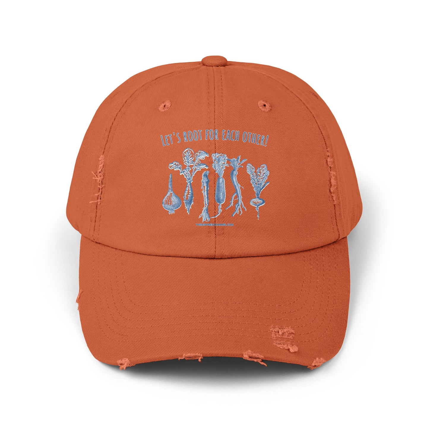 INSPIRED GARDEN L Unisex Distressed Cap - Inspired Fashion Accessory