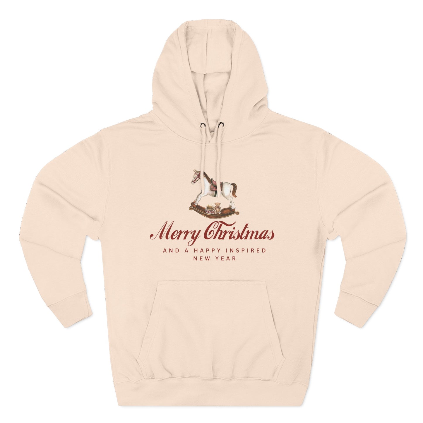 INSPIRED  SPECIAL CHRISTMAS Edition Horse Hoodie UNISEX