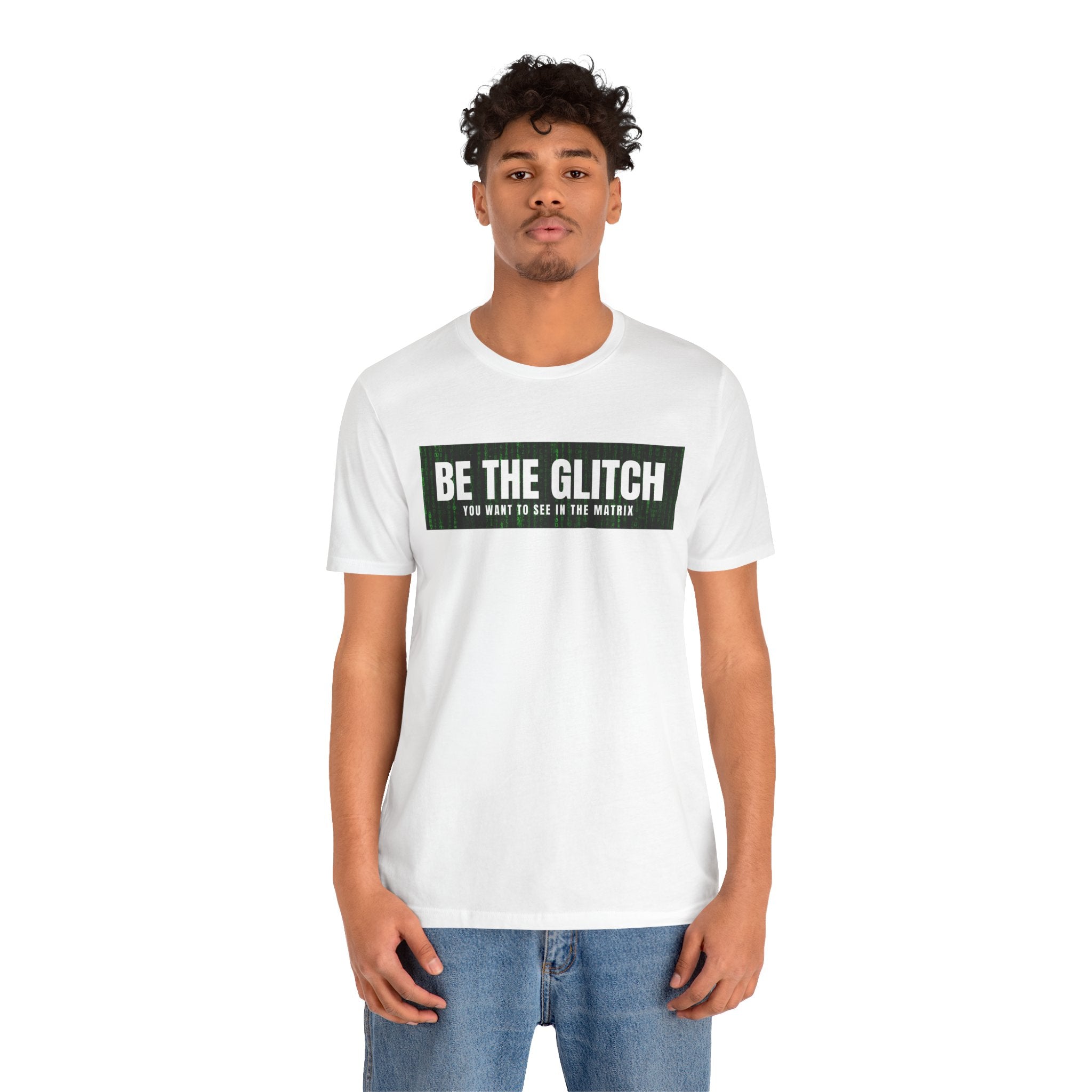 BE THE GLITCH Jersey UNISEX Short Sleeve Tee