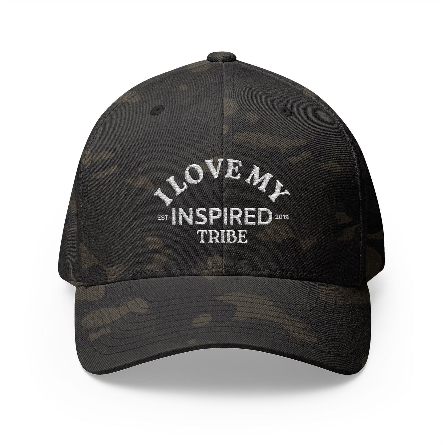 Closed-Back Structured Cap - "Love My Tribe" Embroidered Hat