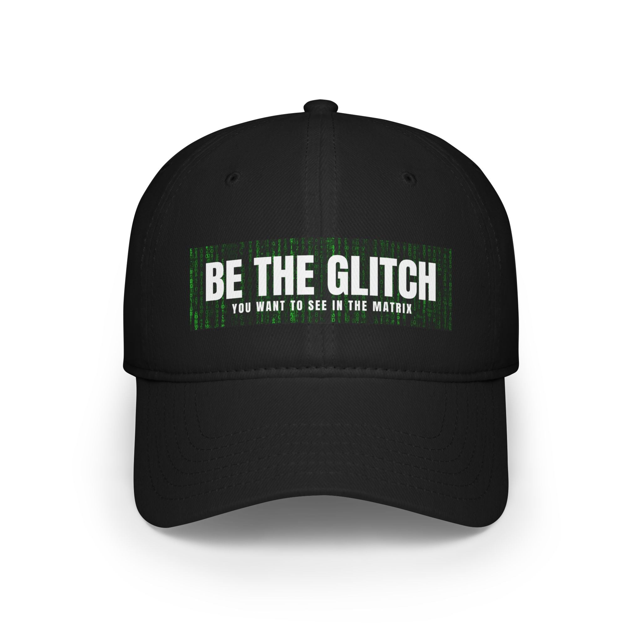 BE THE GLITCH Low Profile Baseball Cap