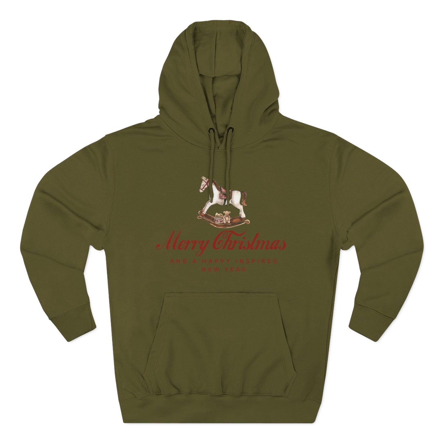 INSPIRED  SPECIAL CHRISTMAS Edition Horse Hoodie UNISEX