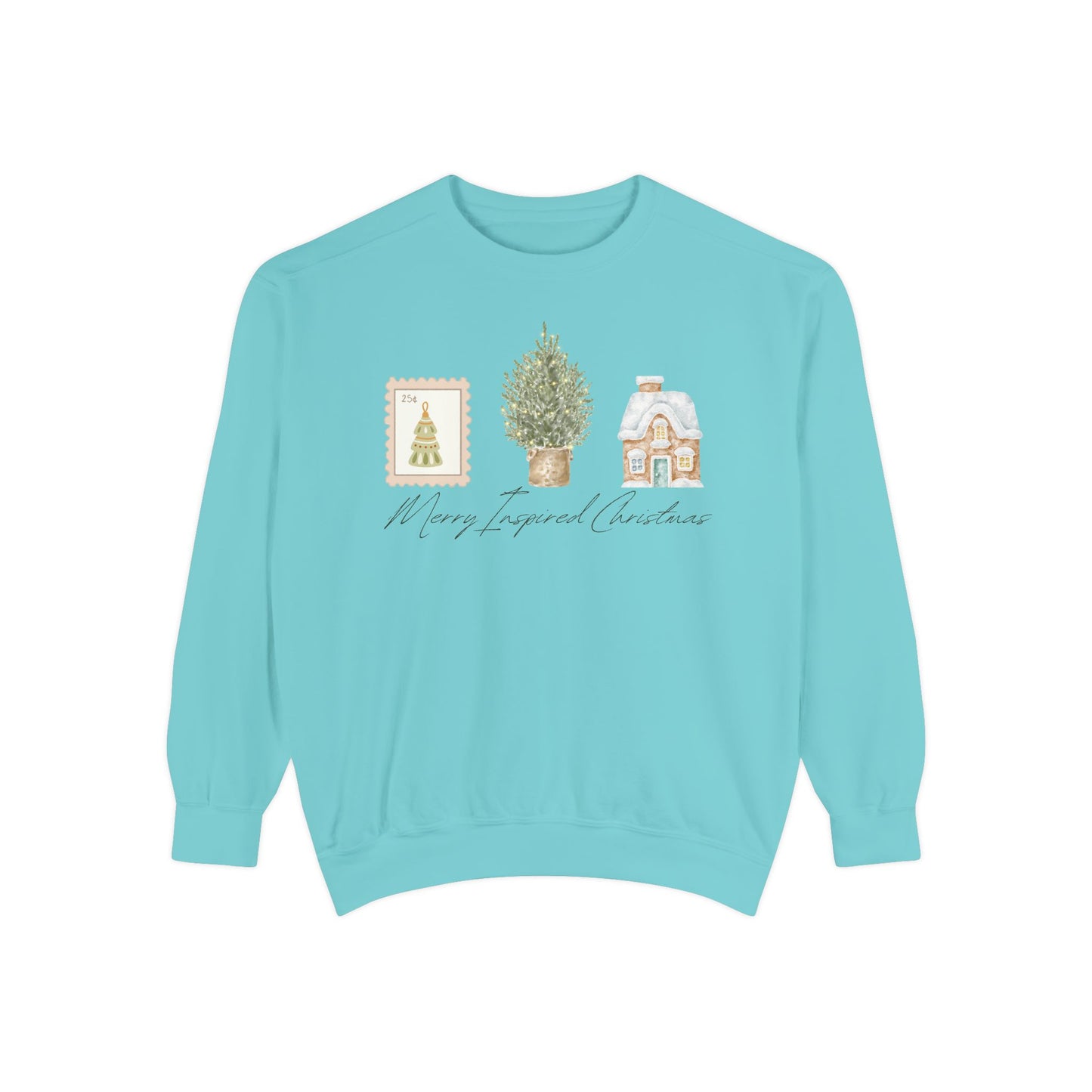 INSPIRED SPECIAL CHRISTMAS EDITION PC UNISEX Garment-Dyed Sweatshirt