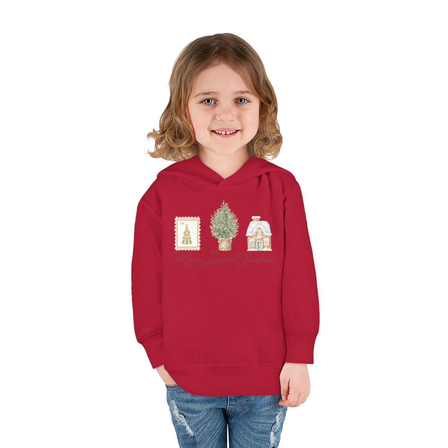 INSPIRED Toddler Hoodie - Merry Christmas PC