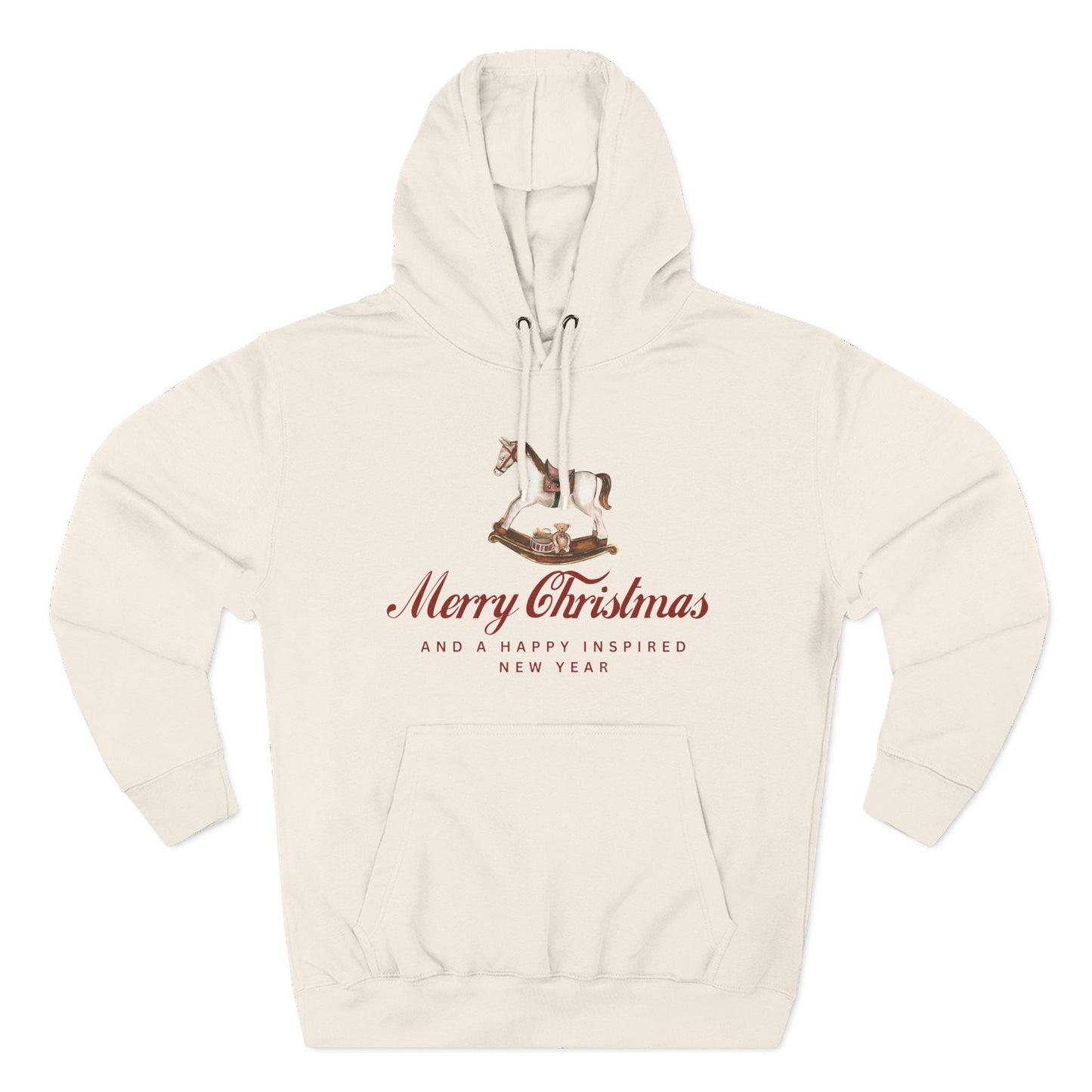 INSPIRED  SPECIAL CHRISTMAS Edition Horse Hoodie UNISEX