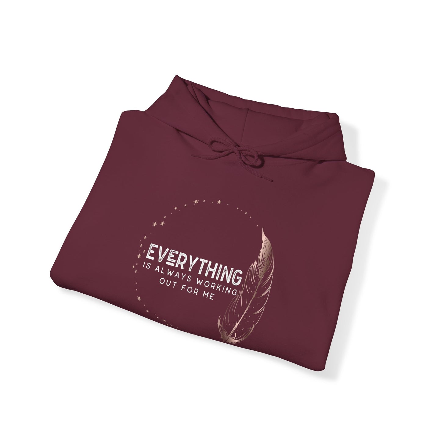 INSPIRED Everything is always... Heavy Blend Hooded Sweatshirt