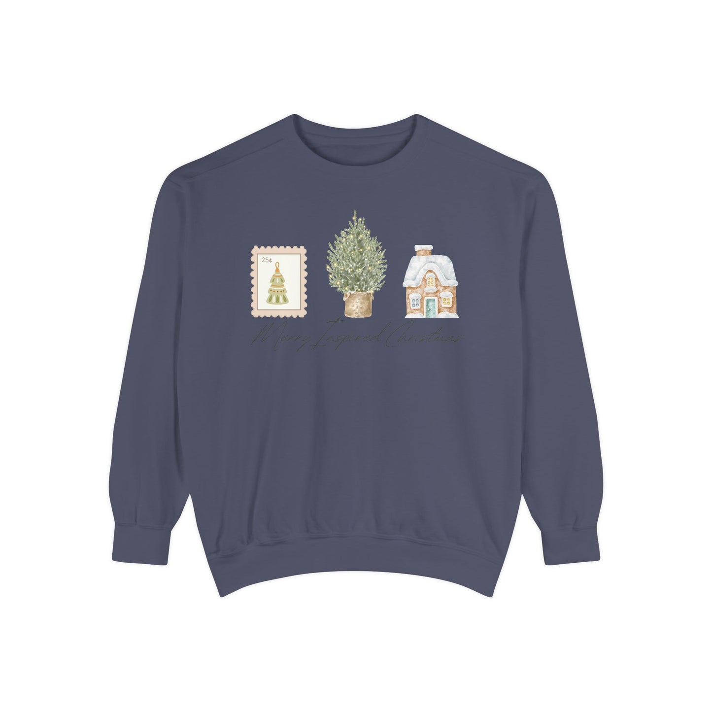 INSPIRED SPECIAL CHRISTMAS EDITION PC UNISEX Garment-Dyed Sweatshirt