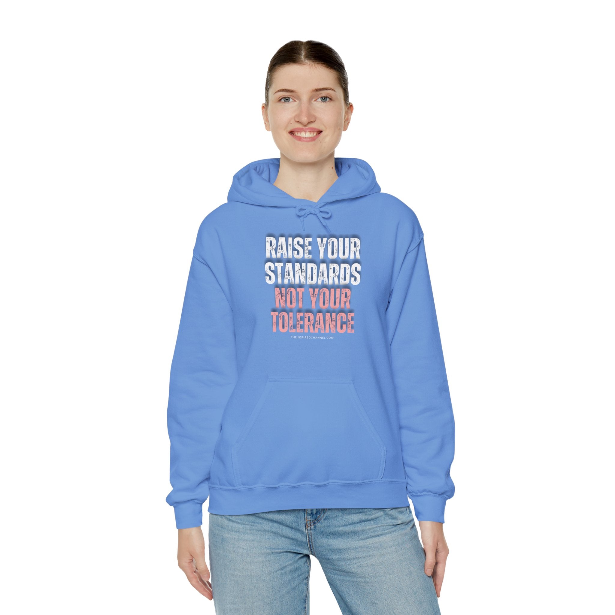 INSPIRED RAISE YOUR STANDARDS Unisex Heavy Blend™ Hooded Sweatshirt