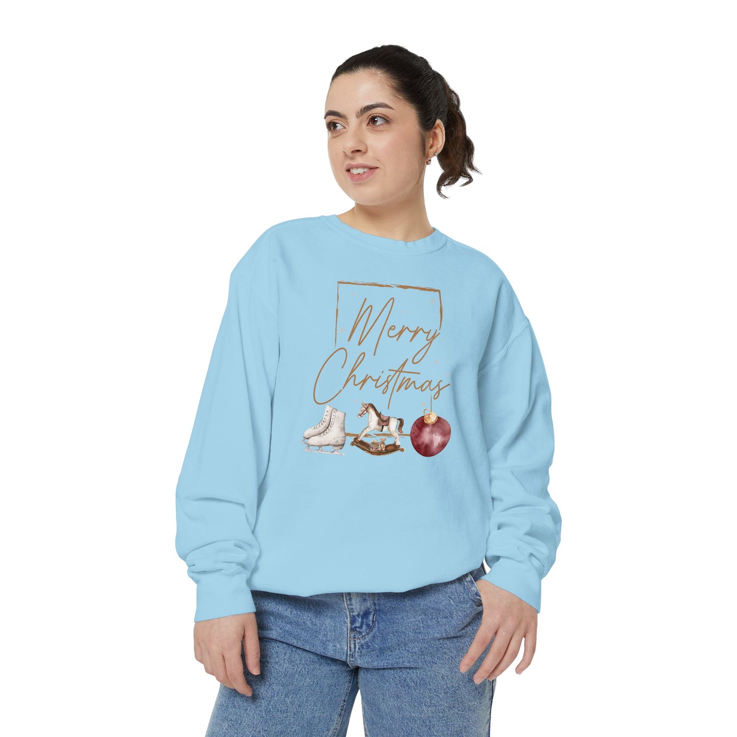 INSPIRED SPECIAL CHRISTMAS EDITION UNISEX Garment-Dyed Sweatshirt