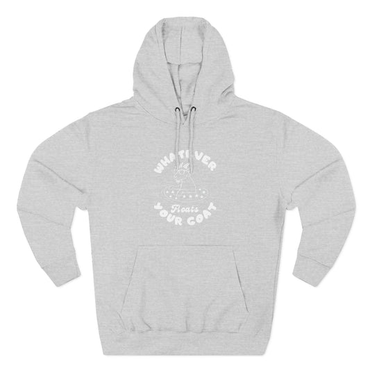 Three-Panel Fleece Hoodie