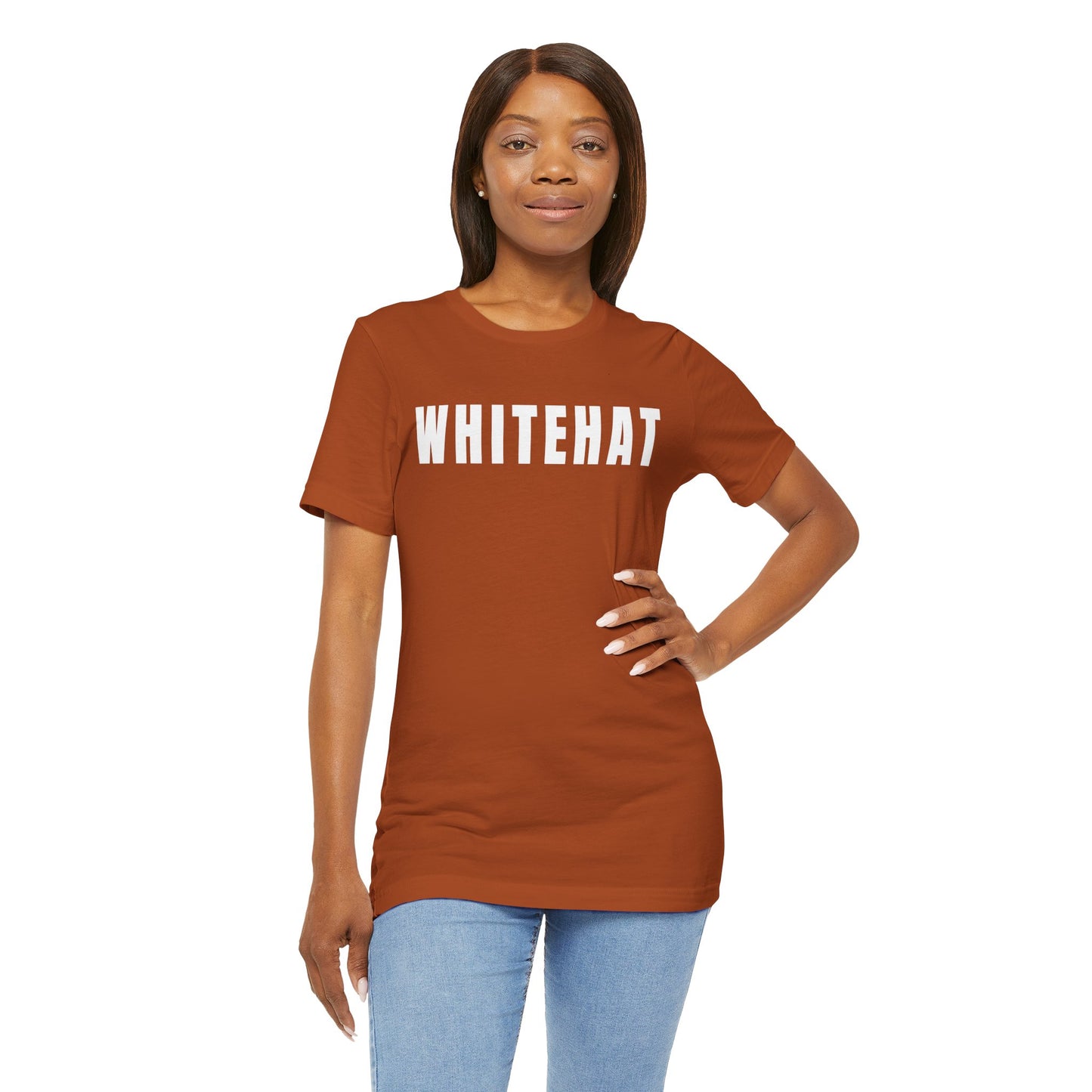 INSPIRED WHITEHAT Unisex Jersey Short Sleeve Tee