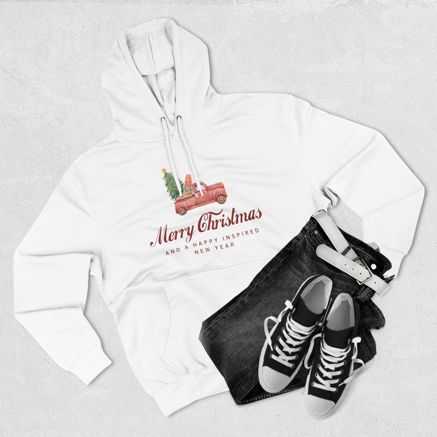 INSPIRED  SPECIAL CHRISTMAS Edition Truck Hoodie UNISEX