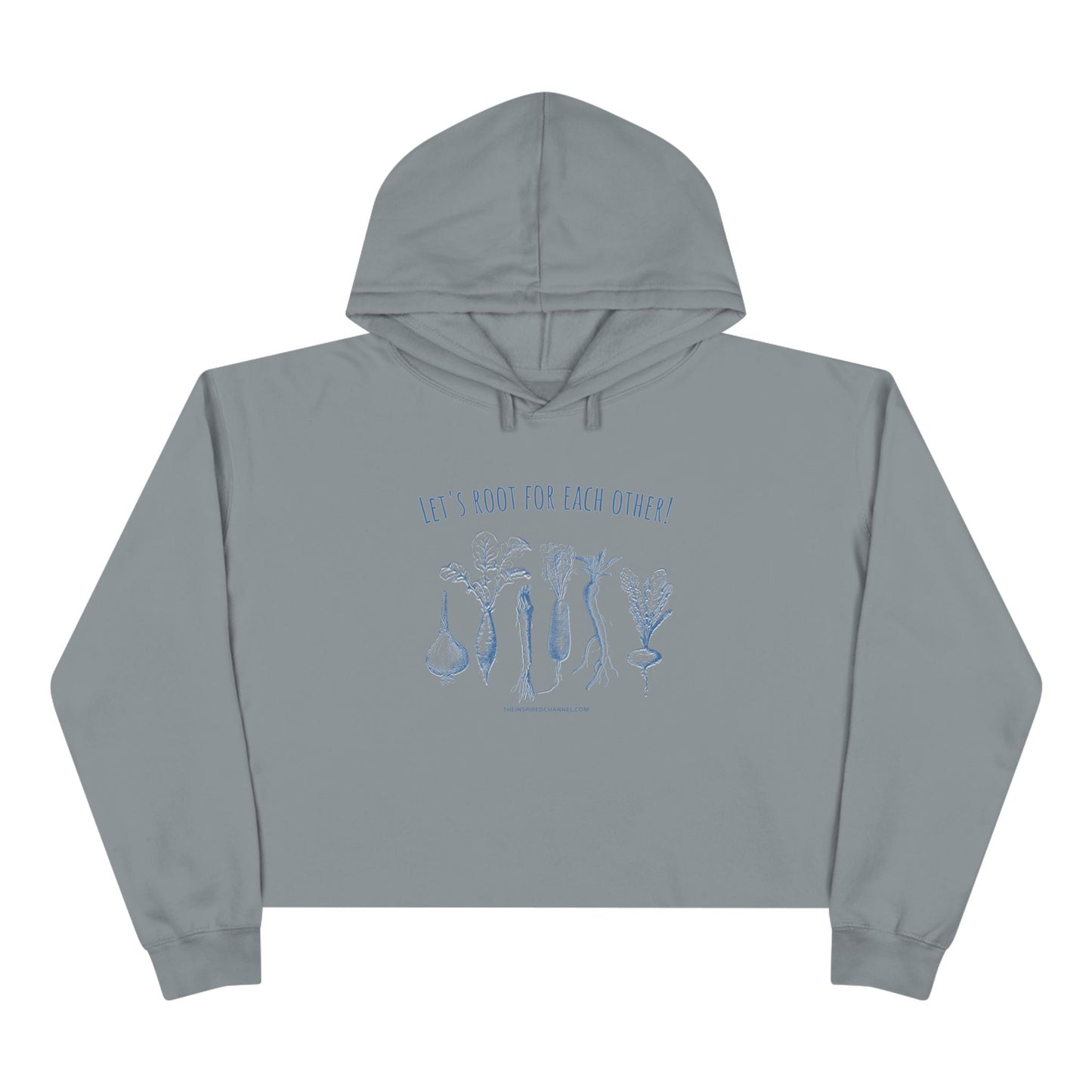 INSPIRED GARDEN L Crop Hoodie
