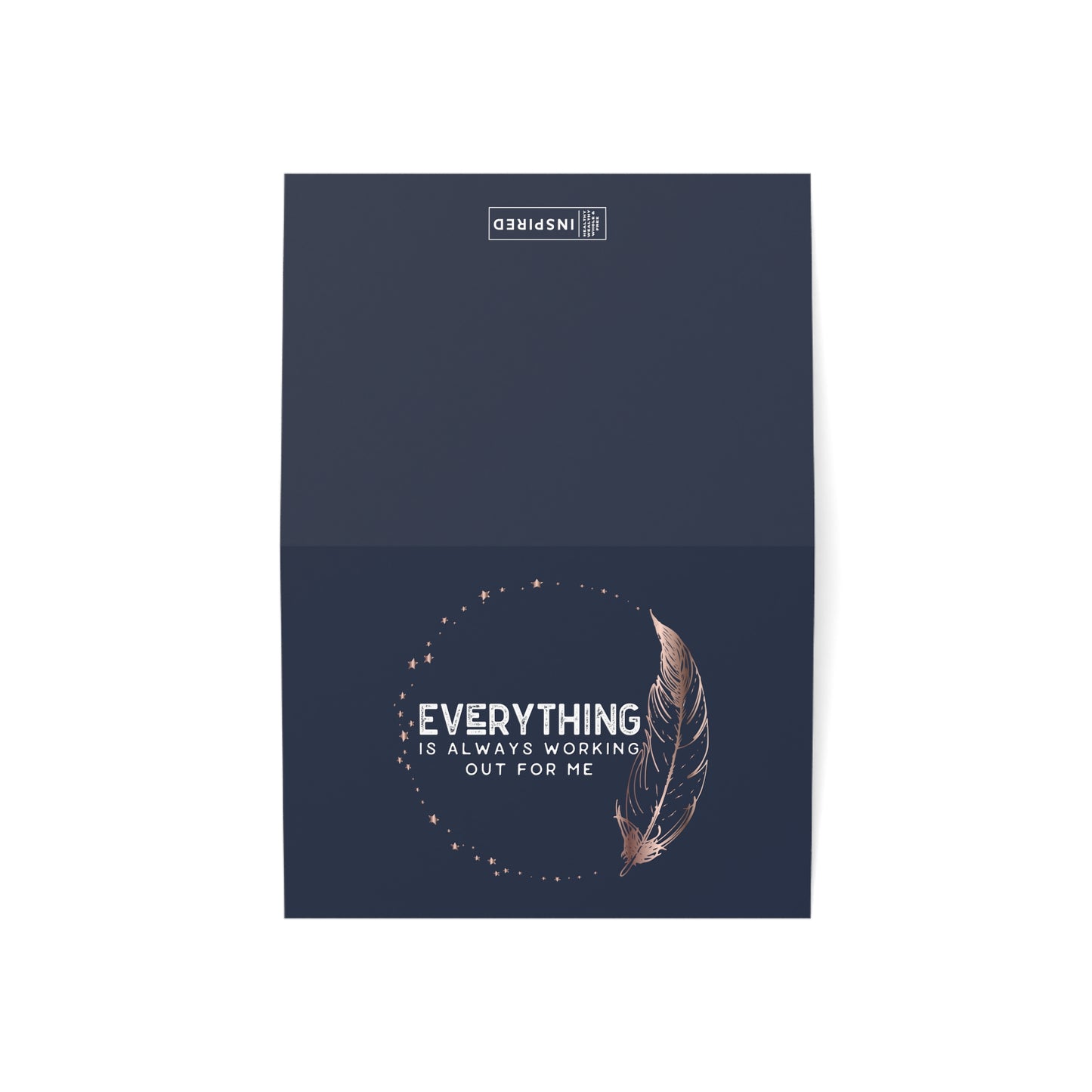 INSPIRED Everything is always ... Greeting Cards (1, 10, 30, and 50pcs)