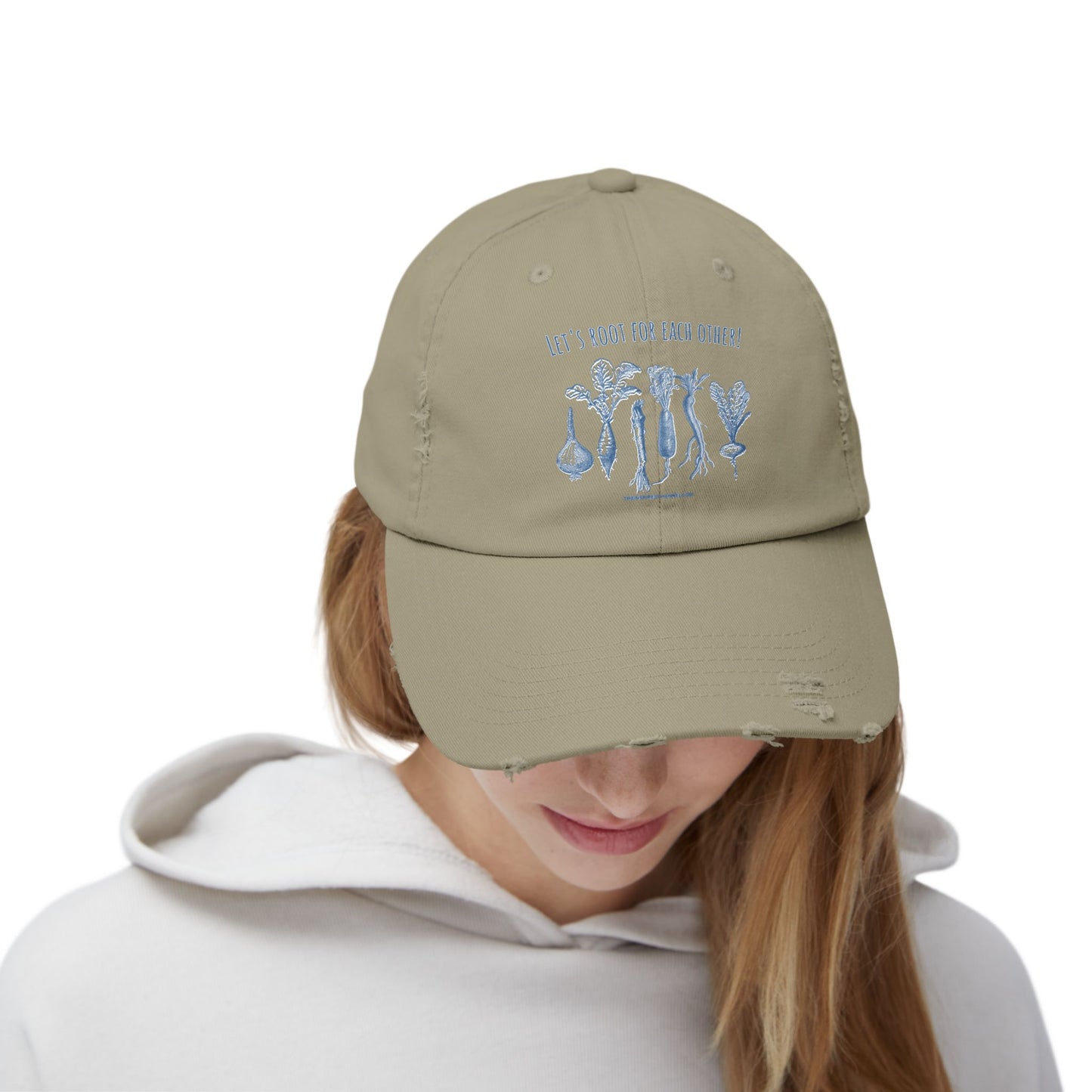INSPIRED GARDEN L Unisex Distressed Cap - Inspired Fashion Accessory