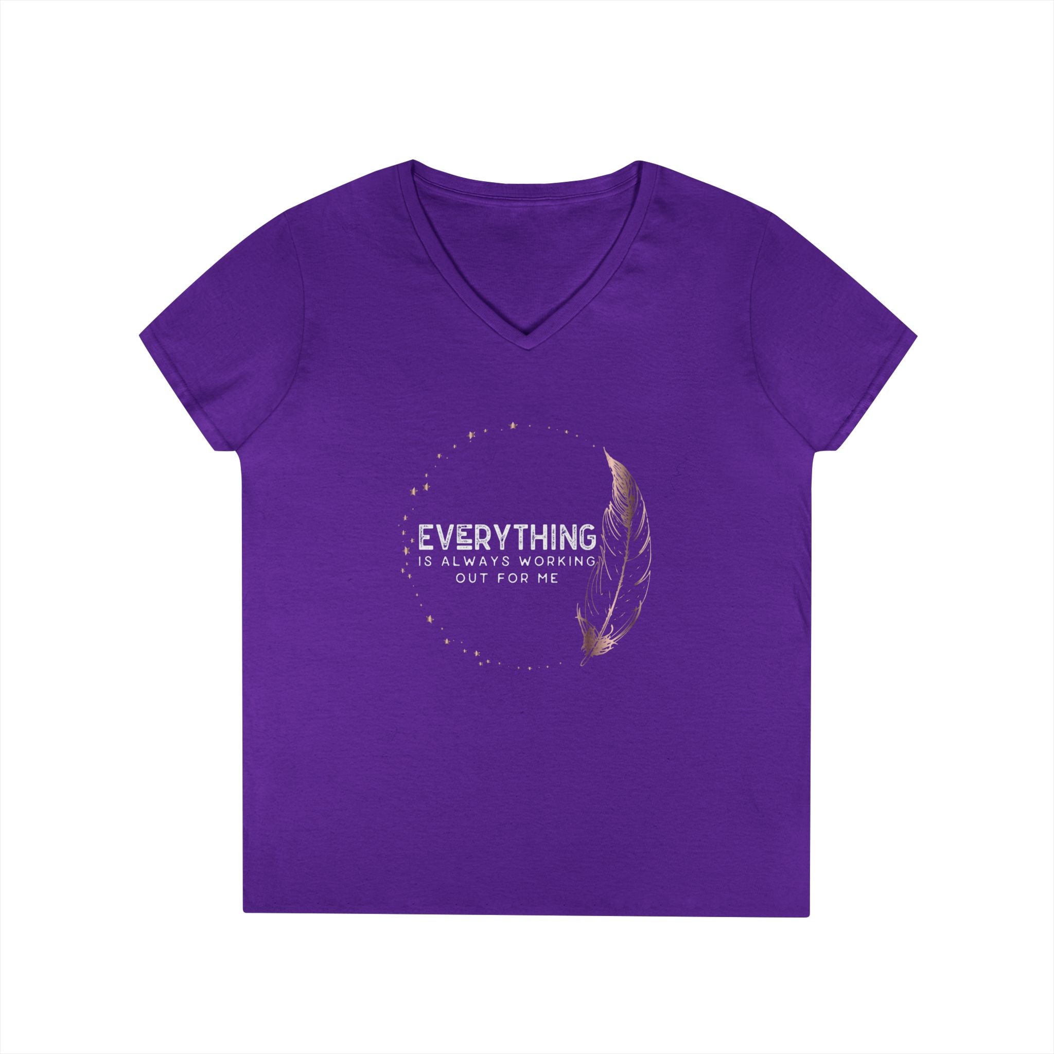 EVERYTHING IS ALWAYS... Ladies' V-Neck T-Shirt